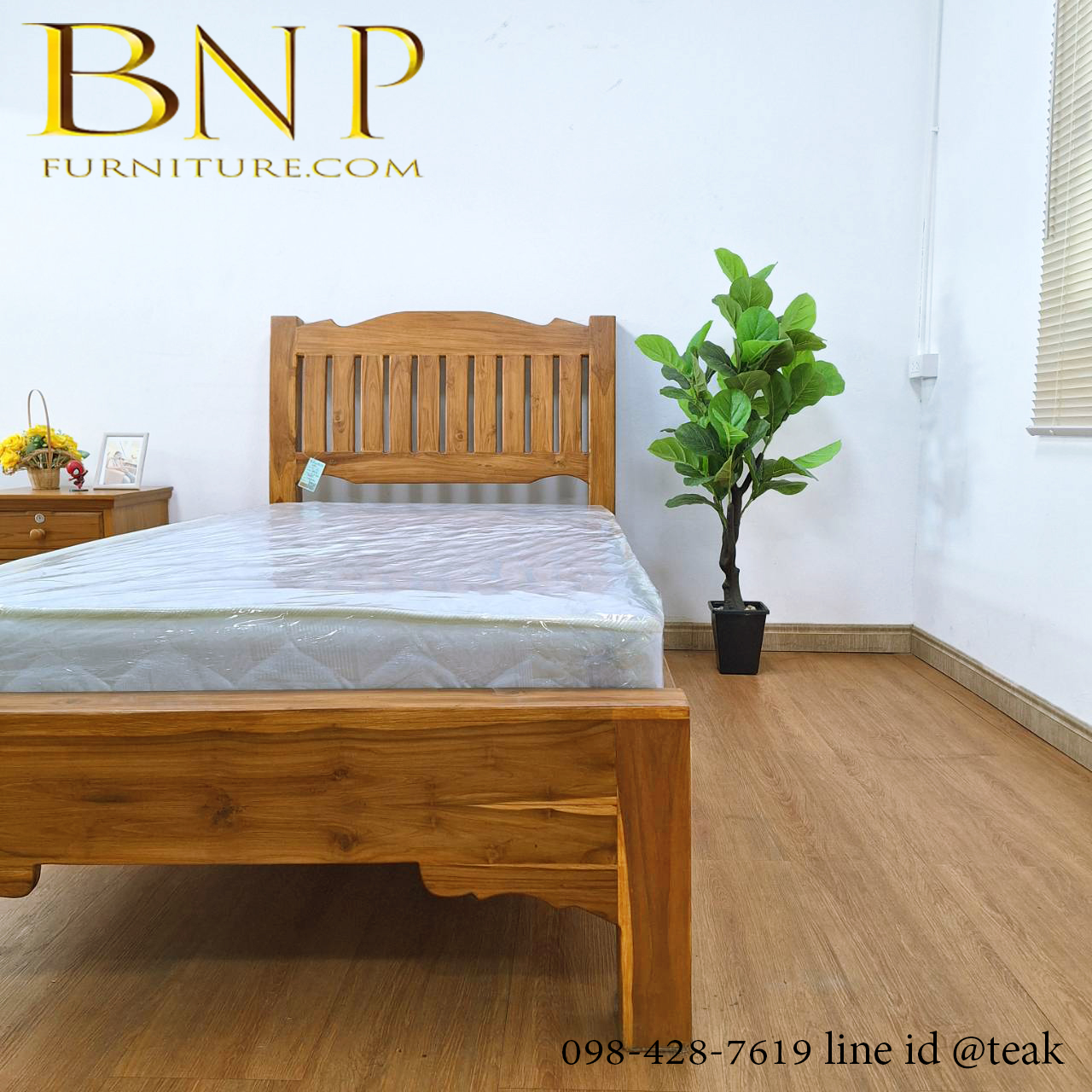 เตียงนอน 3.5 ฟุต รุ่น ซี่ตั้งเอน