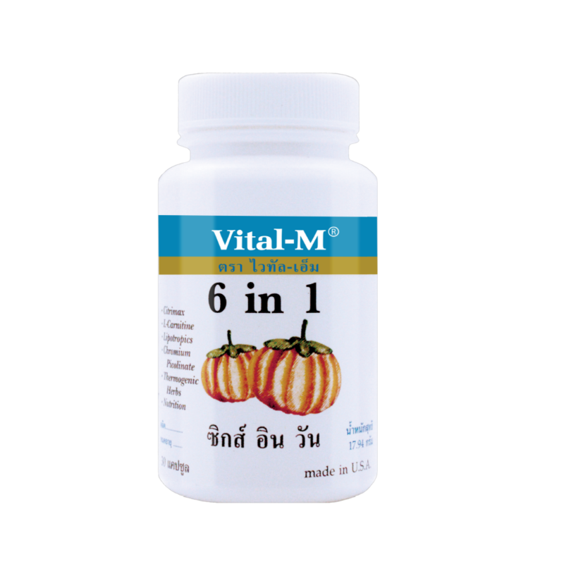 Vital-m 6 in 1 60 capsules