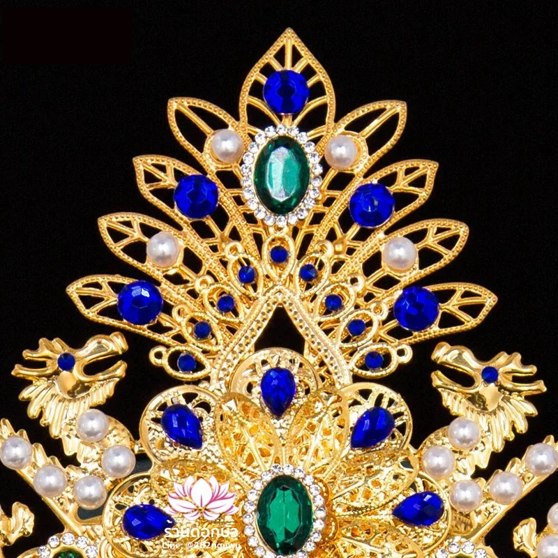 หมวกเทพเจ้าฝ่ายหญิง หมวกเทพนารี หมวกเทวนารี หมวกเจ้าแม่ หมวกพระหญิง หมวกกิมซิ้น หมวกพระจีน