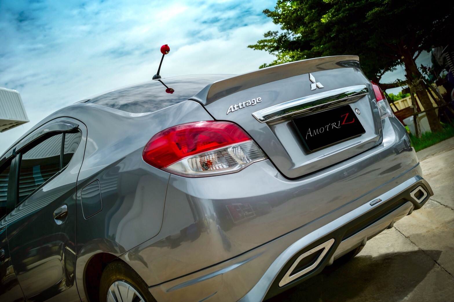 Mitsubishi Attrage 2013 bodykits by Amotriz