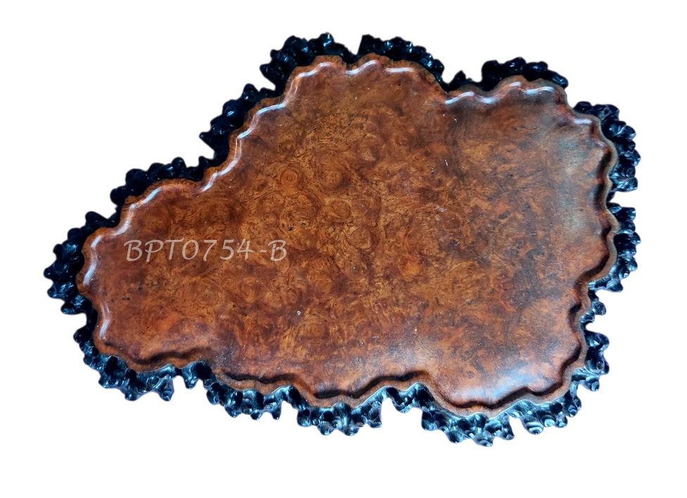 ฐานไม้ปุ่ม ขนาดเล็ก ชิ้นตามรูป-BPT0754-