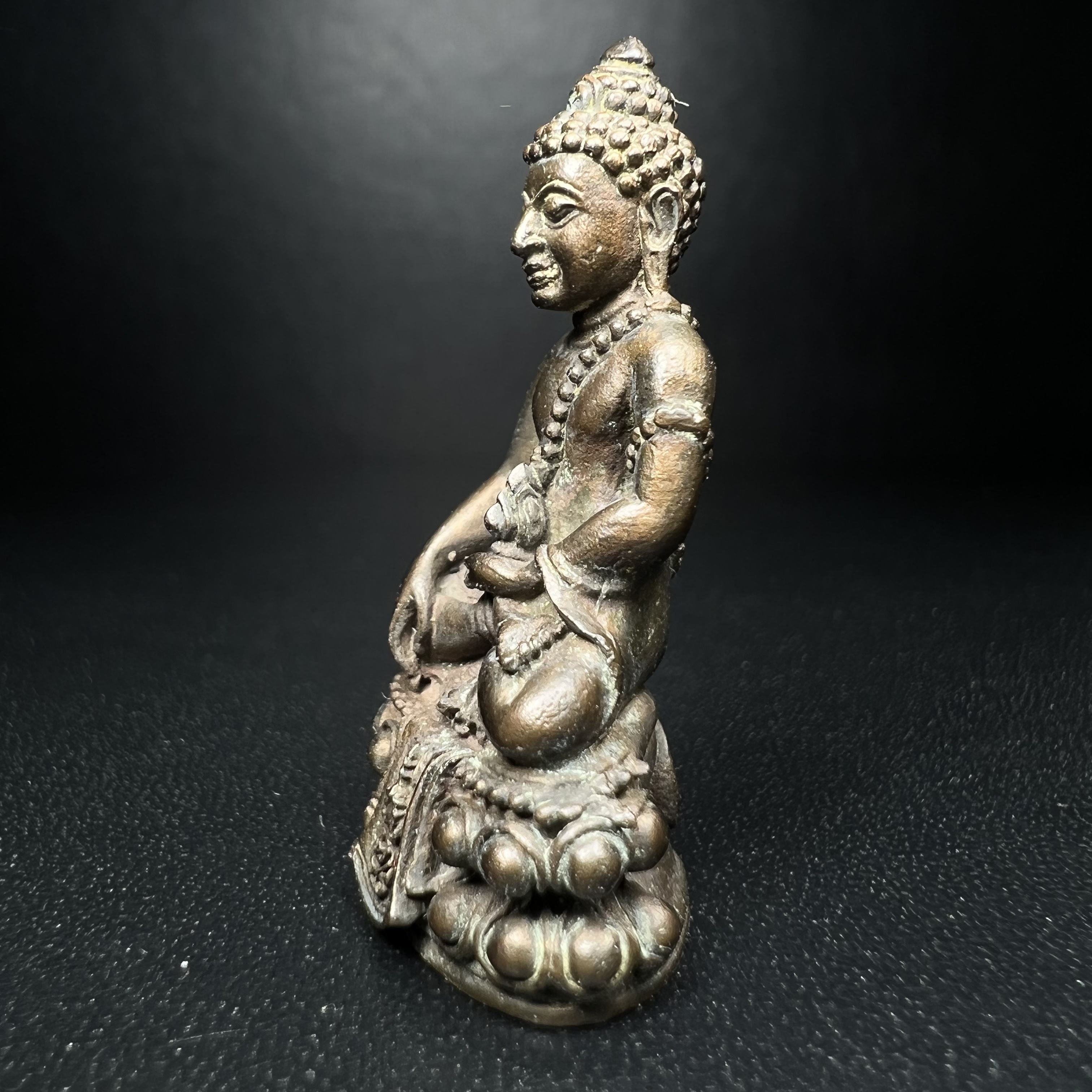 พระกริ่งศิรากาศ ภปร.(วัตถุมงคล"คุ้มเกล้าฯ") โรงพยาบาลภูมิพล เนื้อนวโลหะพิมพ์หน้าไทย (ในหลวงรัชกาลที่9เสด็จเททอง)(พิธีใหญ่)(นิยม)