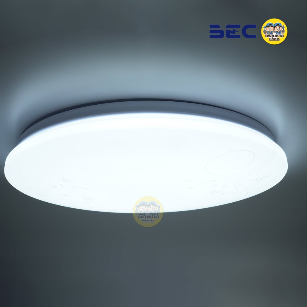 BEC โคมไฟติดเพดาน LED 24W รุ่น JASMINE-06 โคมซาลาเปา แสงขาว 6500K ไฟเพดาน