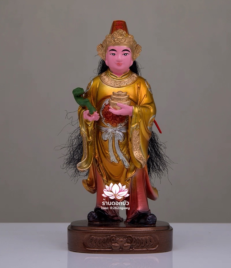 องค์พระขนาดเล็ก สำหรับบูชาหรือวางหน้ารถ งานเรซิ่น ขนาด 4 นิ้ว เช่าบูชา Line: @262nguwy