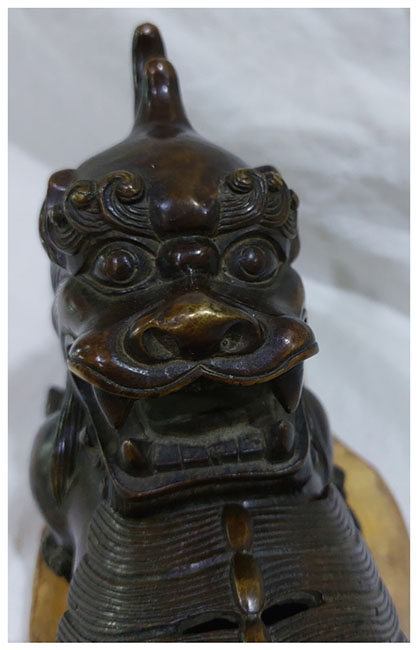 เตากำยาน เตาจุดกำยาน ทองเหลืองสไตล์จีน -มังกร