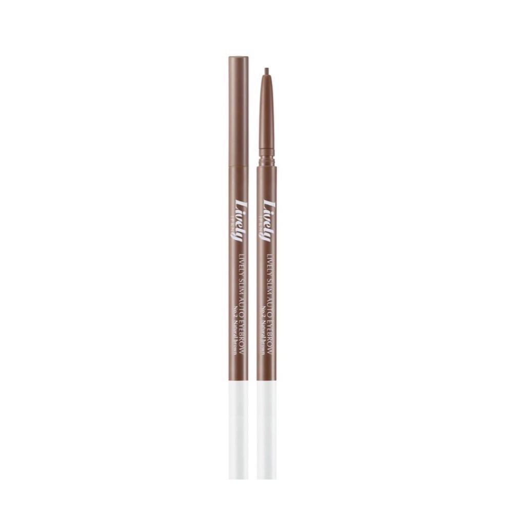 IPKN Lively Slim Auto Eyebrow สีน้ำตาลเข้ม