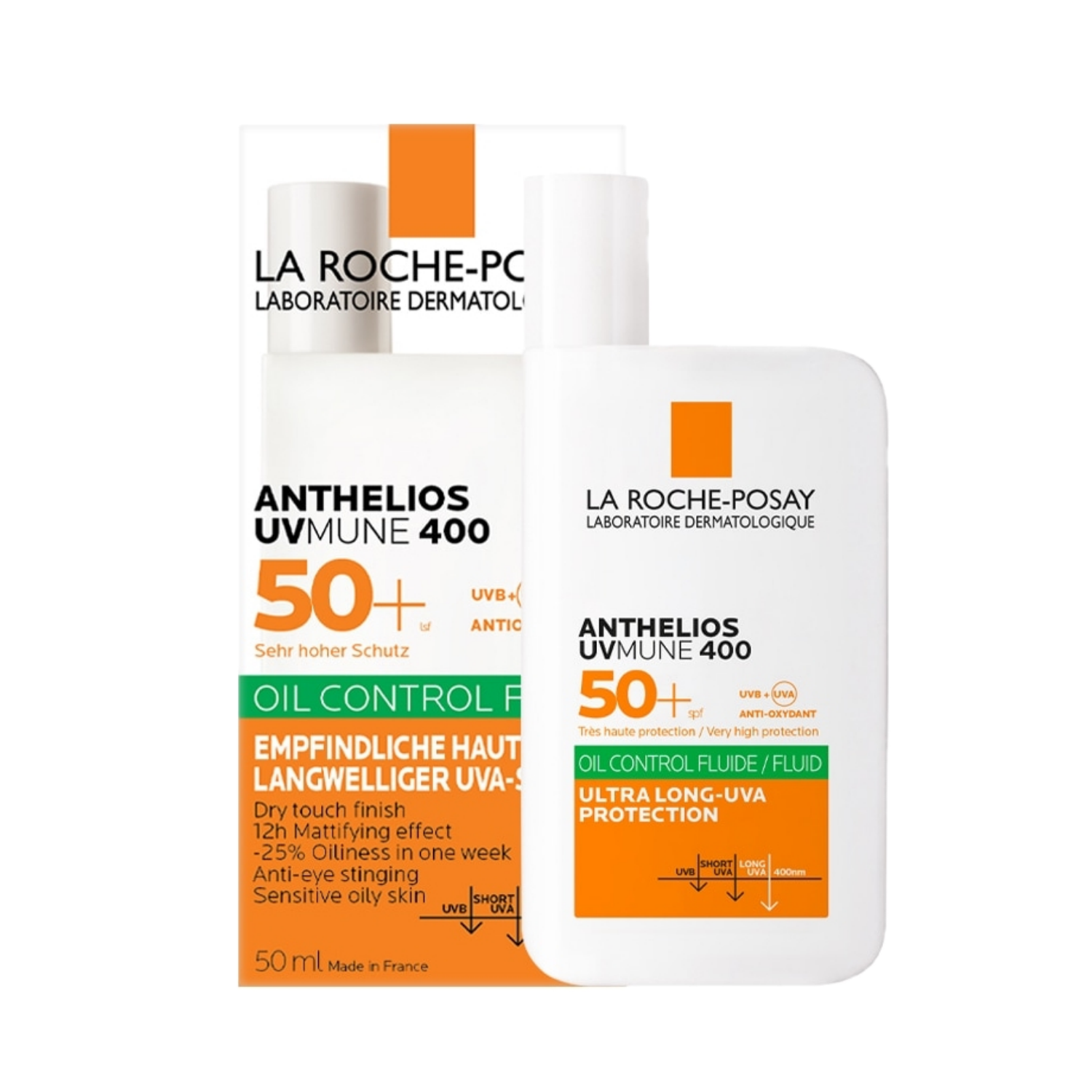 La roche-posay innovation anthelios UV Mune oil control fluid SPF50+50ml.
