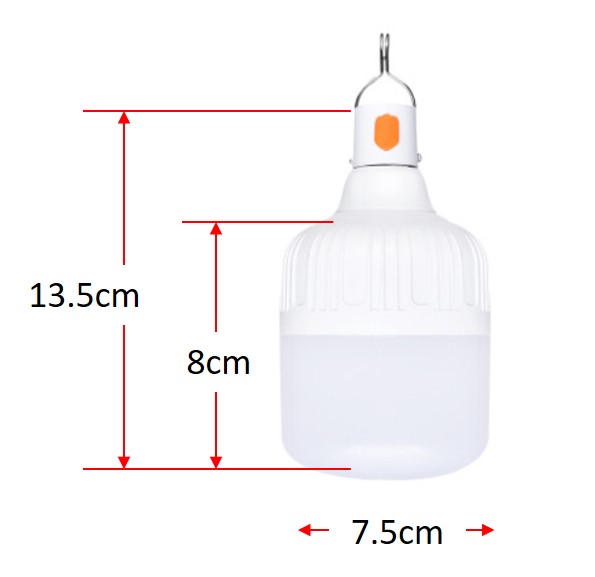 โคมไฟLEDแบบแขวนขนาด20วัตต์พร้อมสายชาร์ตสินค้าพร้อมส่ง