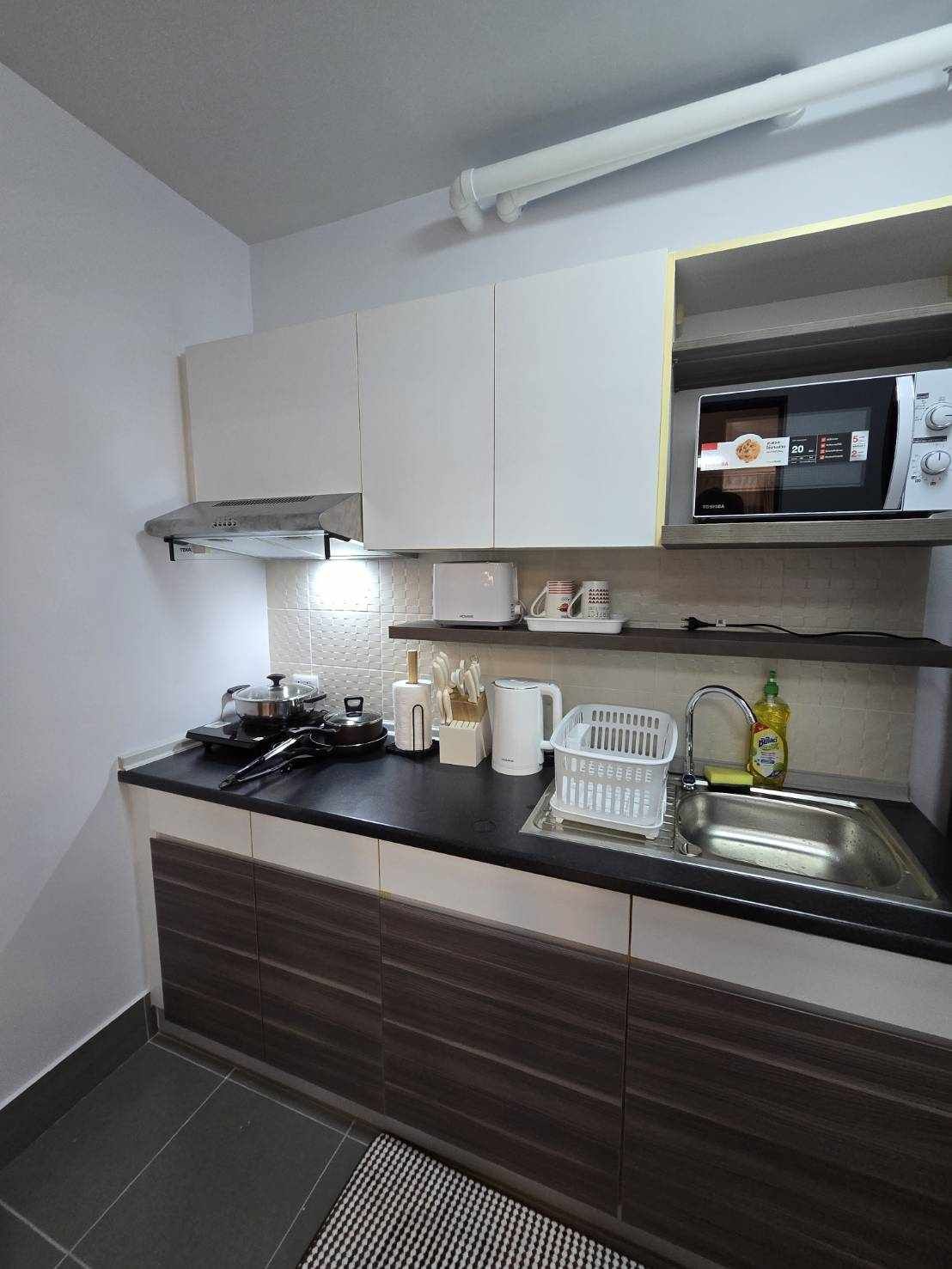 For Rent : Talad Yai, Supalai Vista, 2 Bedroom 1 Bathroom, 12th flr.