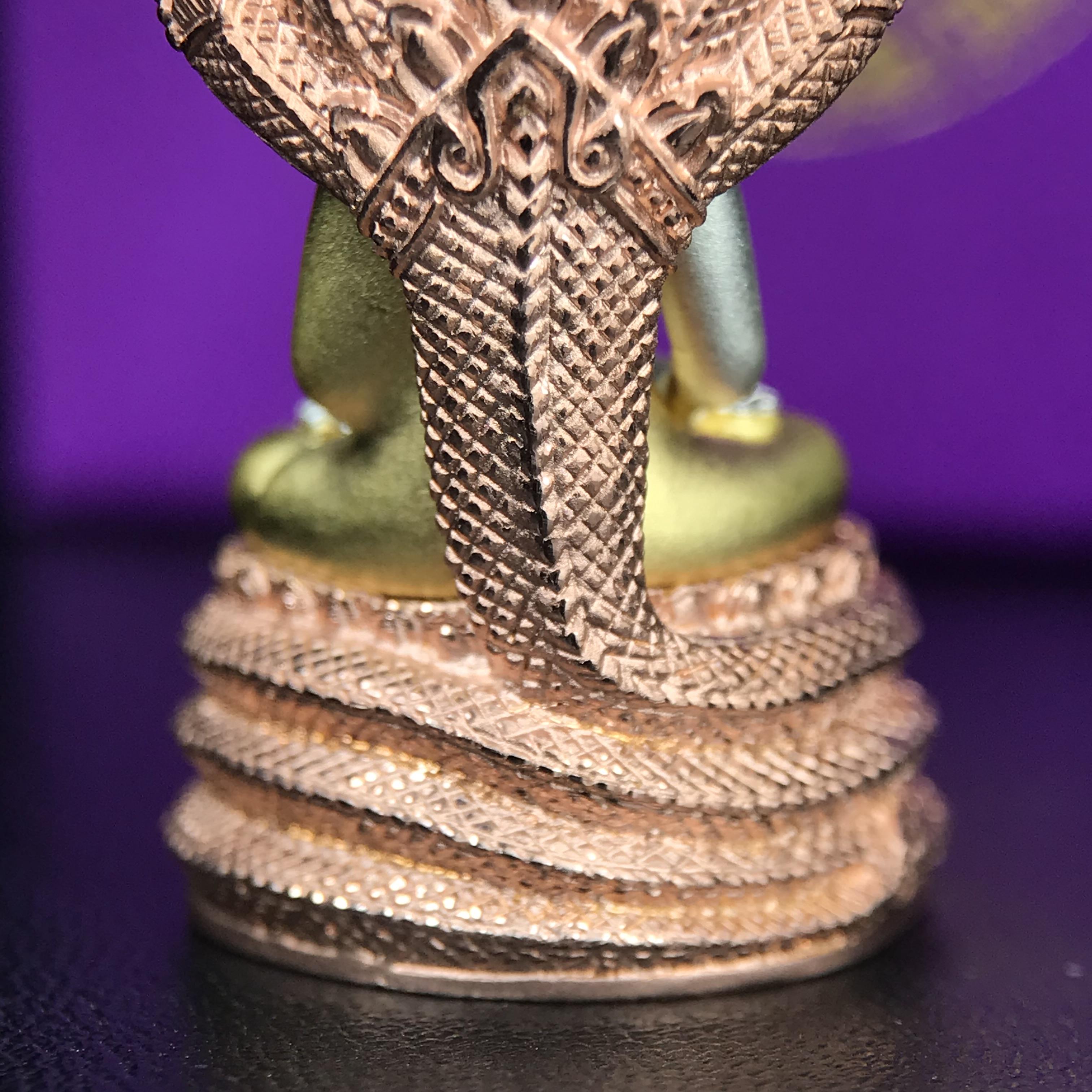 พระนาคปรก สธ. รุ่นสร้างพระอุโบสถเฉลิมพระเกียรติ 4 รอบ 84 พรรษา สมเด็จพระเทพรัตนราชสุดาฯ วัดบวรนิเวศวิหาร ปี 2543 พิมพ์ใหญ่ เนื้อเงินบริสุทธิ์ ชุบสามกษัตริย์แบบพ่นทรายขัดเงาบางส่วน(สภาพ สวย )พิธีใหญ่ พุทธศิลป์งดงาม หายาก (1 ใน 1999 องค์)