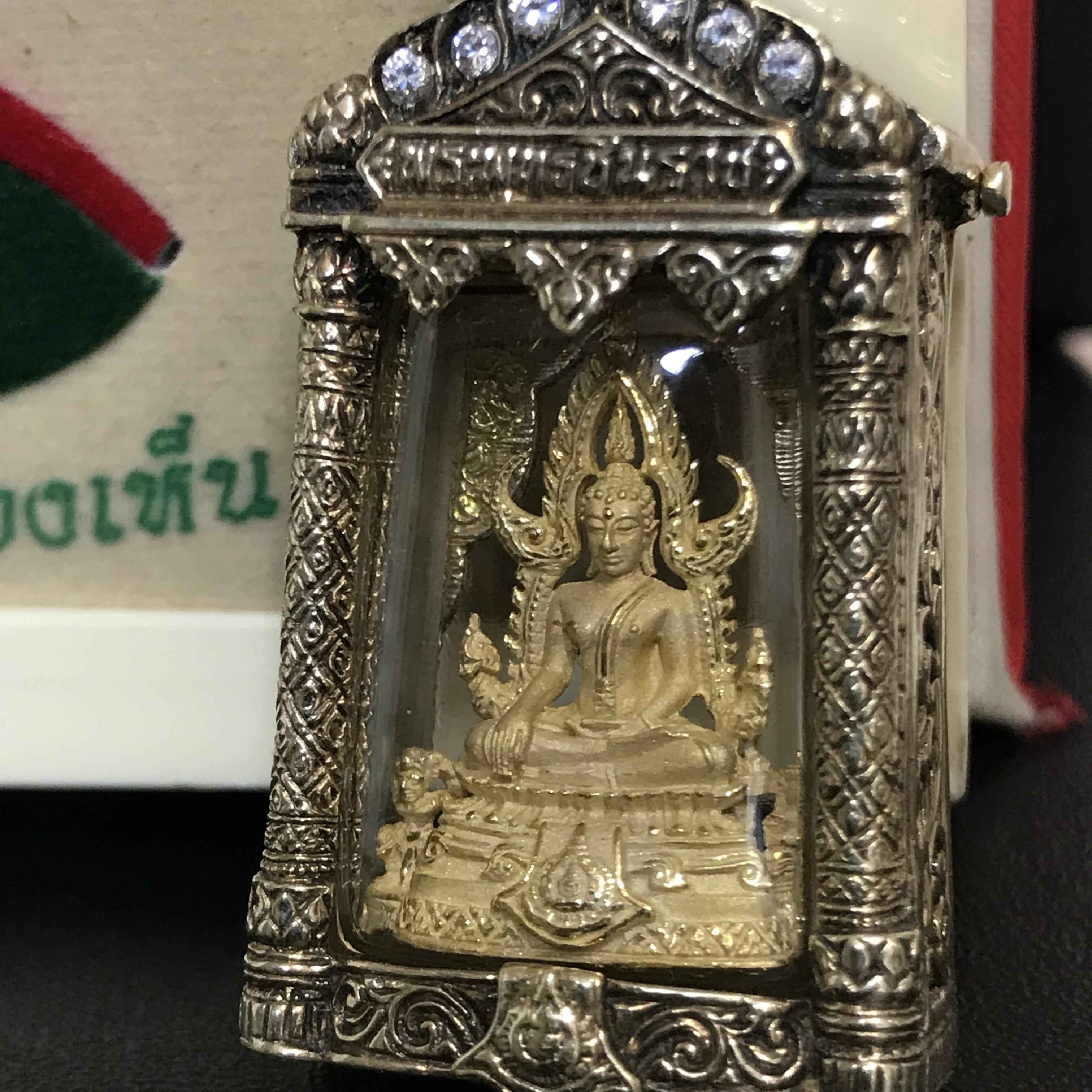 พระพุทธชินราช ภ.ป.ร. 6รอบในหลวง องค์พิเศษกรรมการพร้อมตลับกรอบเดิมจากผู้จัดสร้างโดยมูลนิธิพิทักษ์ดวงตาประชาชน ปี2542