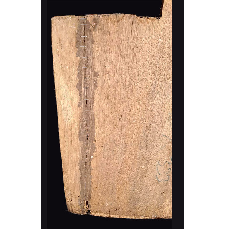 กัวะหรือกั๊วะข้าวเหนียวไม้สัก งานเก่า (ซ่อม)