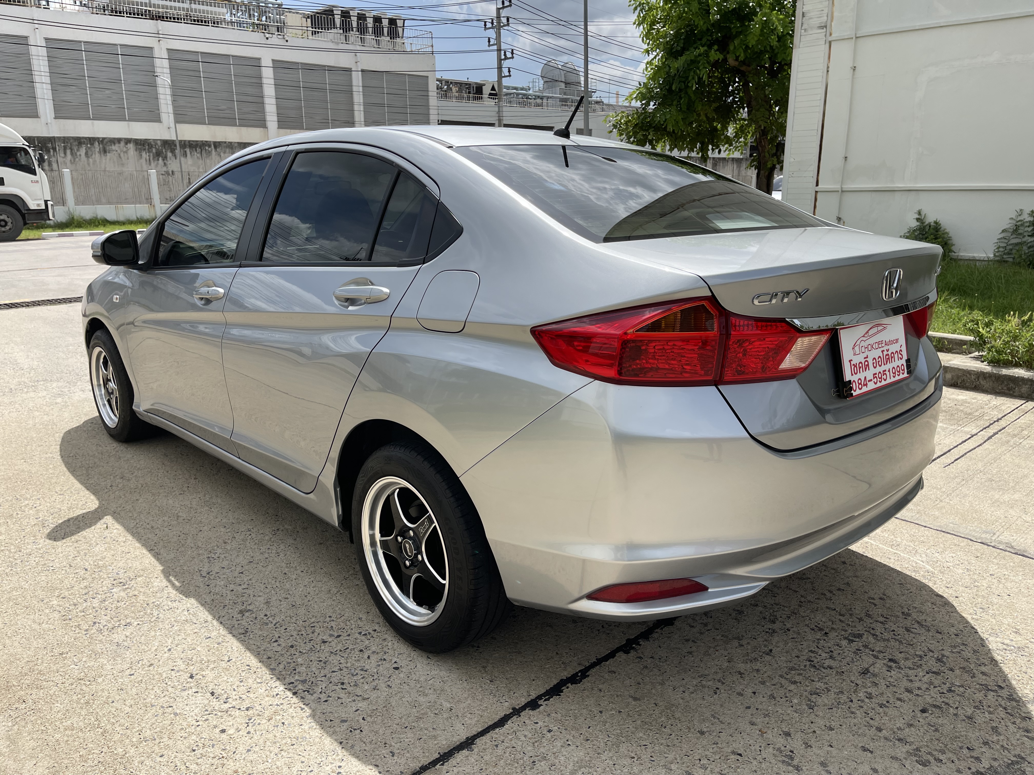 Honda City 1.5 V At 2017 เงิน