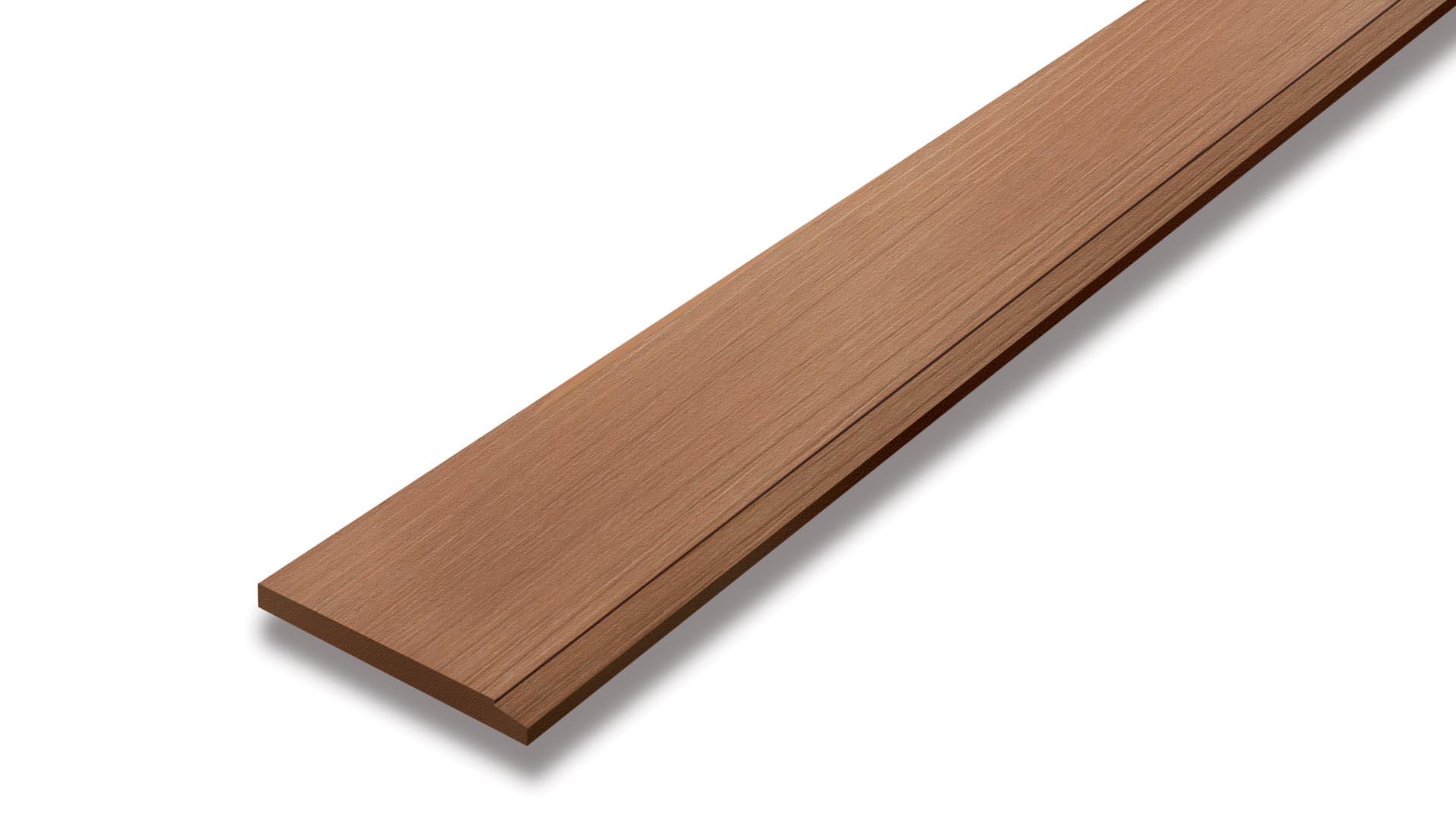 ไม้เชิงชาย เอสซีจี ขนาด 15x400x1.6 ซม. (กว้าง 6 นิ้ว)สีรองพื้น