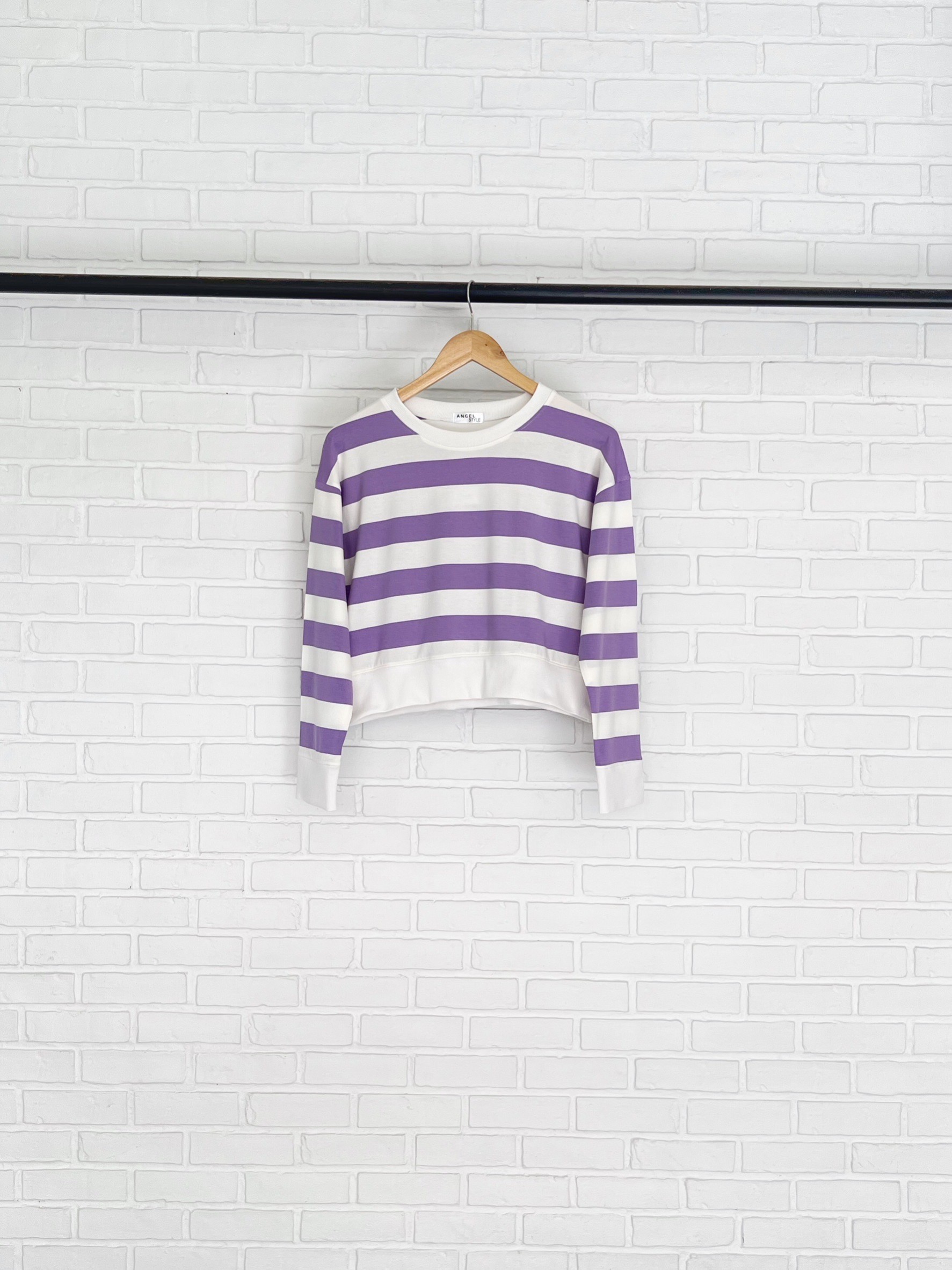 ครอปริ้วใหญ่แขนยาว