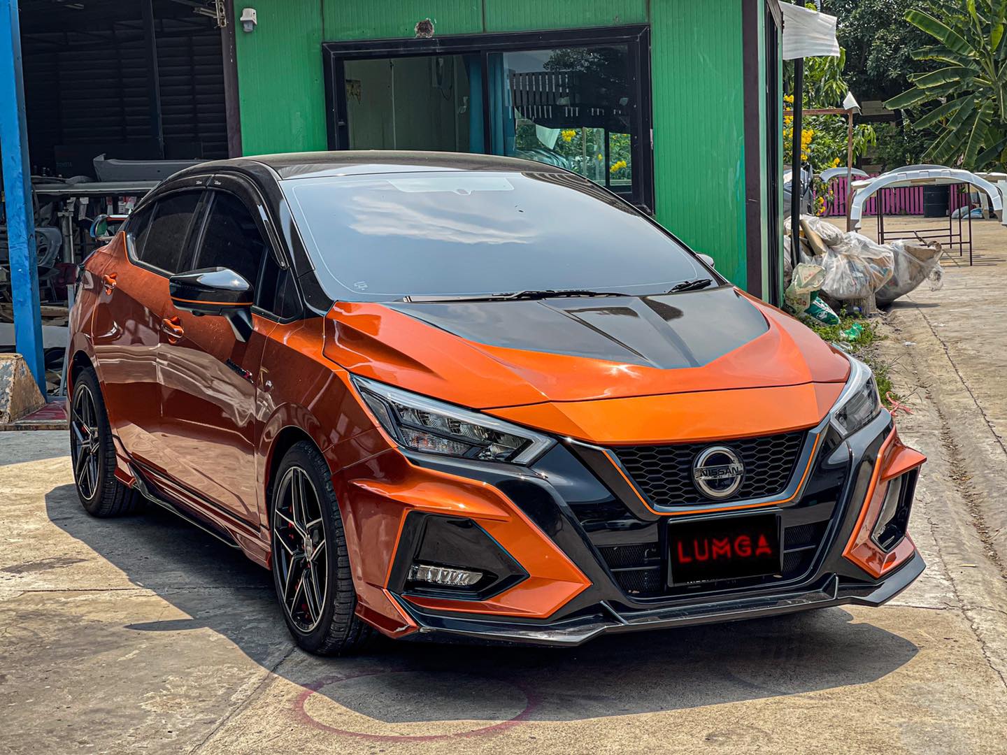 ฝากระโปรงหน้า almera 2020