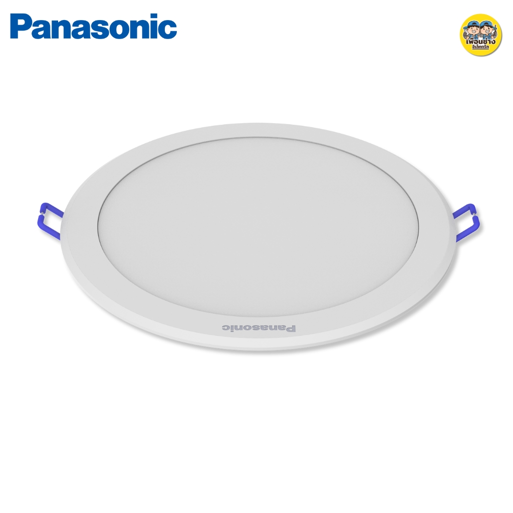 Panasonic รุ่น Hero ดาวน์ไลท์แบบบาง Slim LED panel ฝังฝ้า 12W Daylight แสงขาว โคมไฟเพดาน downlight