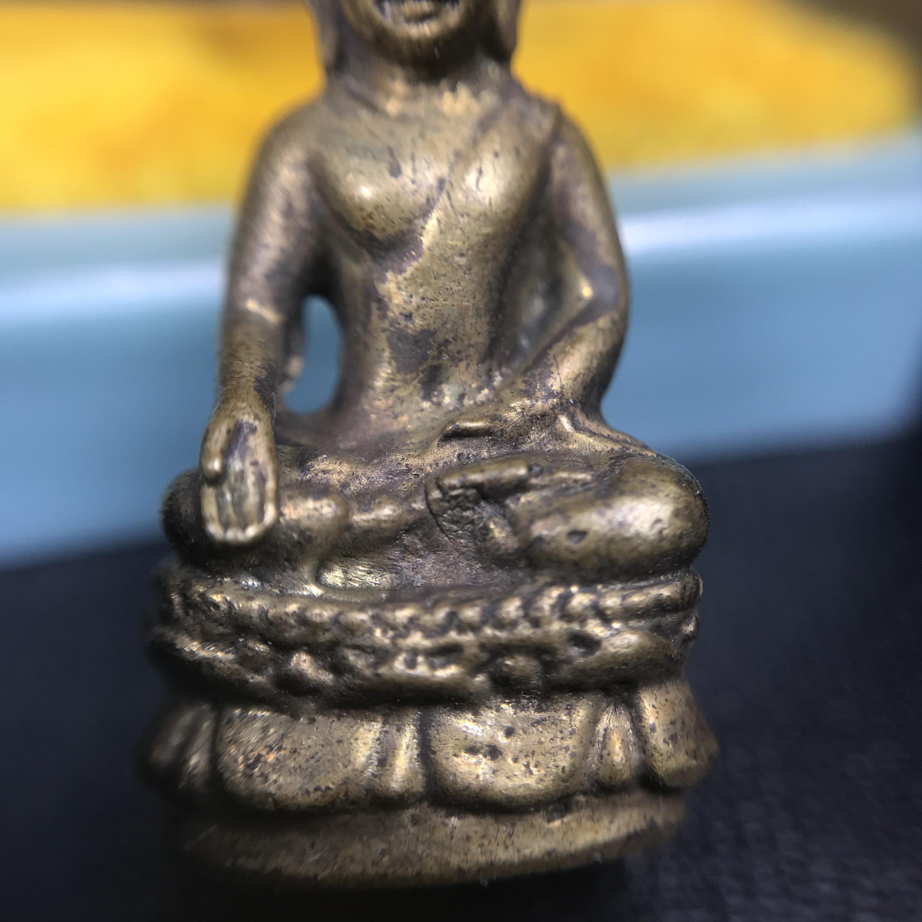 พระกริ่งไพรีพินาศ วัดบวรนิเวศ ปี2530 เนื้อทองผสม ที่ระลึกครบรอบ30ปี ธนาคารทหารไทย (มีส่วนผสมของชนวนเก่าของไพรีพินาศรุ่นแรก)อานุภาพยิ่งใหญ่ กำราบศัตรูพ่ายสิ้น พระไพรีพินาศ