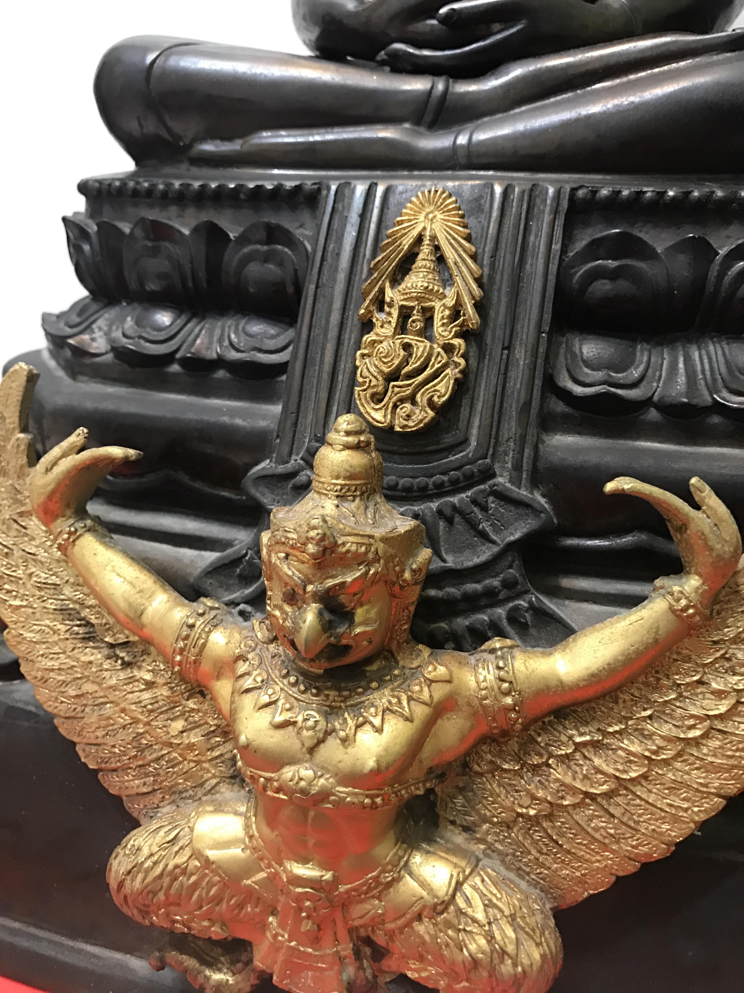 พระบูชา ภปร. วัดทุ่งสีกัน ในหลวงทรงเสด็จเททอง หน้าตัก 9 นิ้ว ปี2525