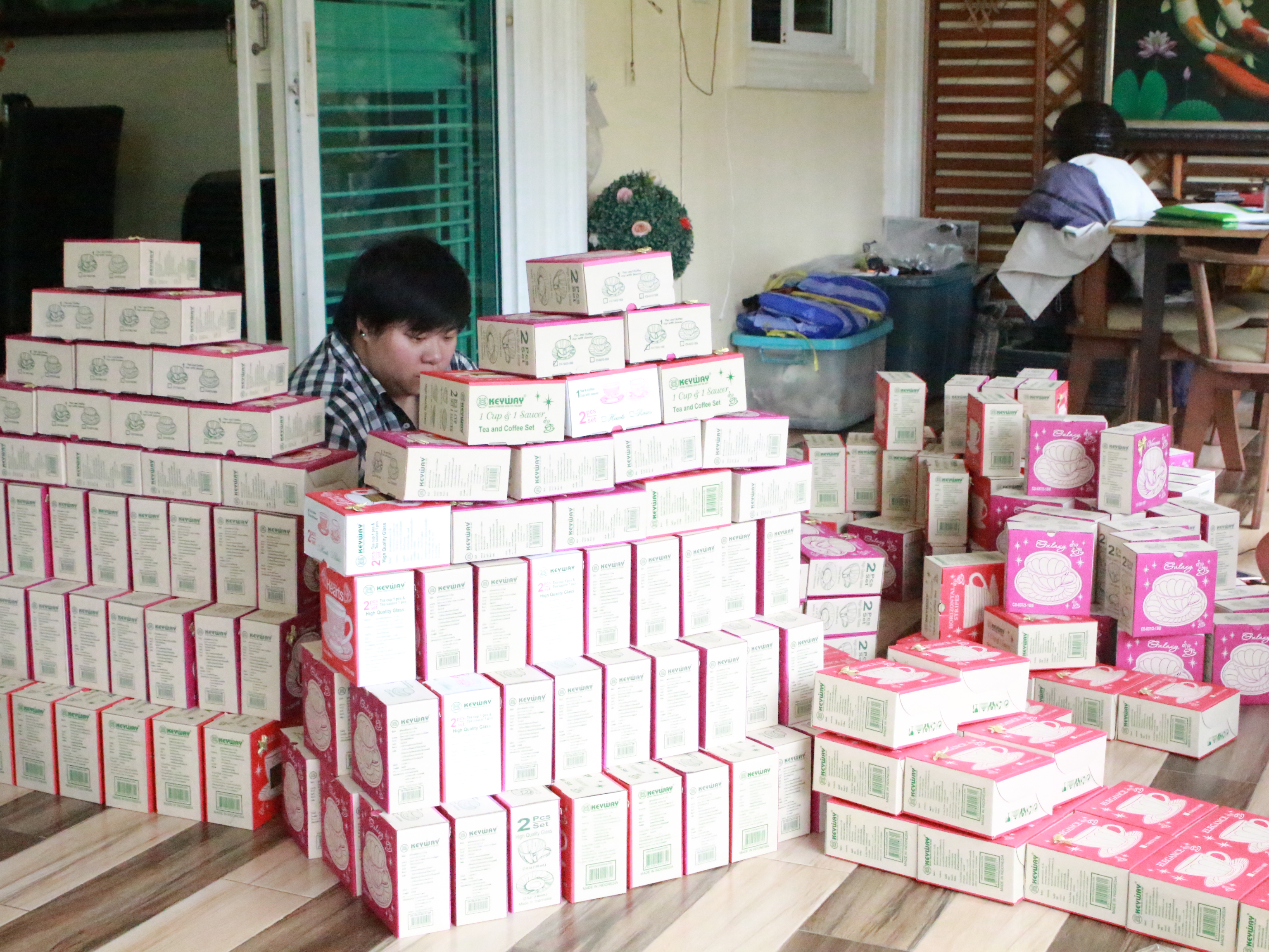 ของชำร่วยงานศพ ชุดแก้วกาแฟ พร้อมจานรอง (แก้วใส)