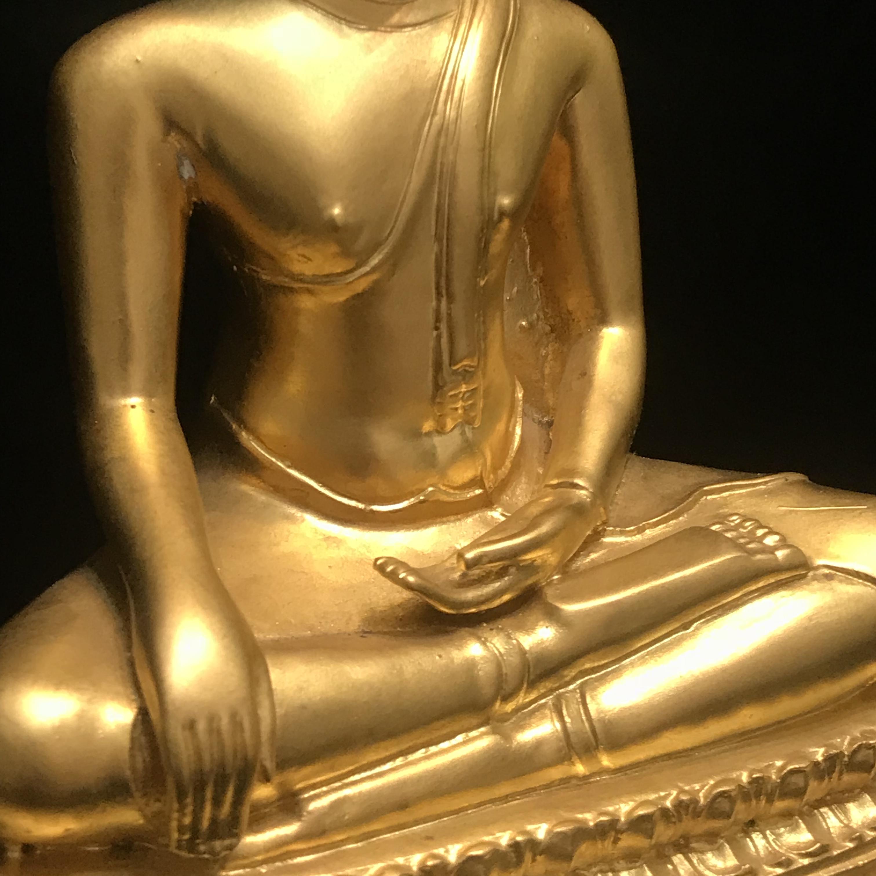 พระบูชาพระพุทธชินสีห์ ภปร. (รุ่น2) หน้าตัก 5นิ้ว ปิดทอง กองทุนฟันเทียมพระราชทาน ในวโรกาสมหามงคล 80 พรรษา ปี 2550 (องค์หมายเลข447)(1ใน1999องค์)หายาก