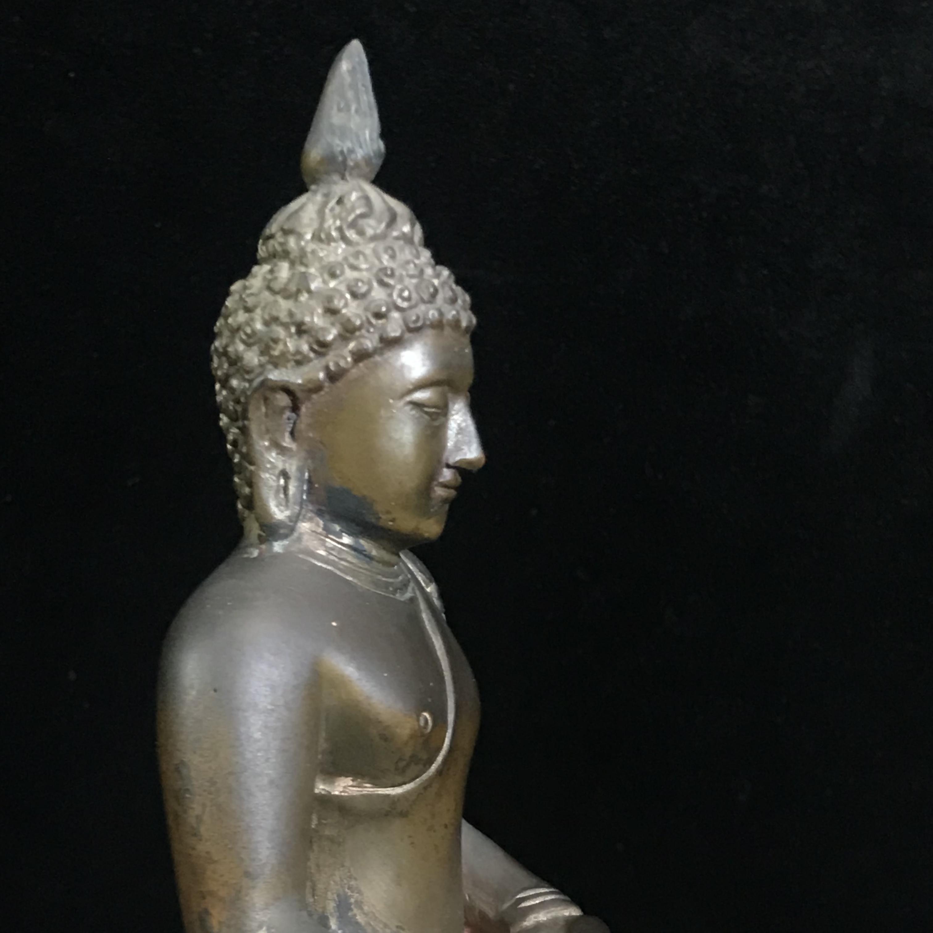 พระไพรีพินาศ วัดบวรนิเวศวิหาร ปี 2544 เนื้อสัมฤทธิ์ หน้าตัก 3นิ้ว (นิยมหายาก)(1ใน2989องค์)