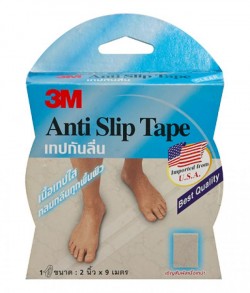 3เอ็ม เทปกันลื่นใส ชนิดม้วน ขนาด 2 นิ้ว X 9 เมตร 3M Anti-Slip Tape, Clear, 2 Inch X 9M