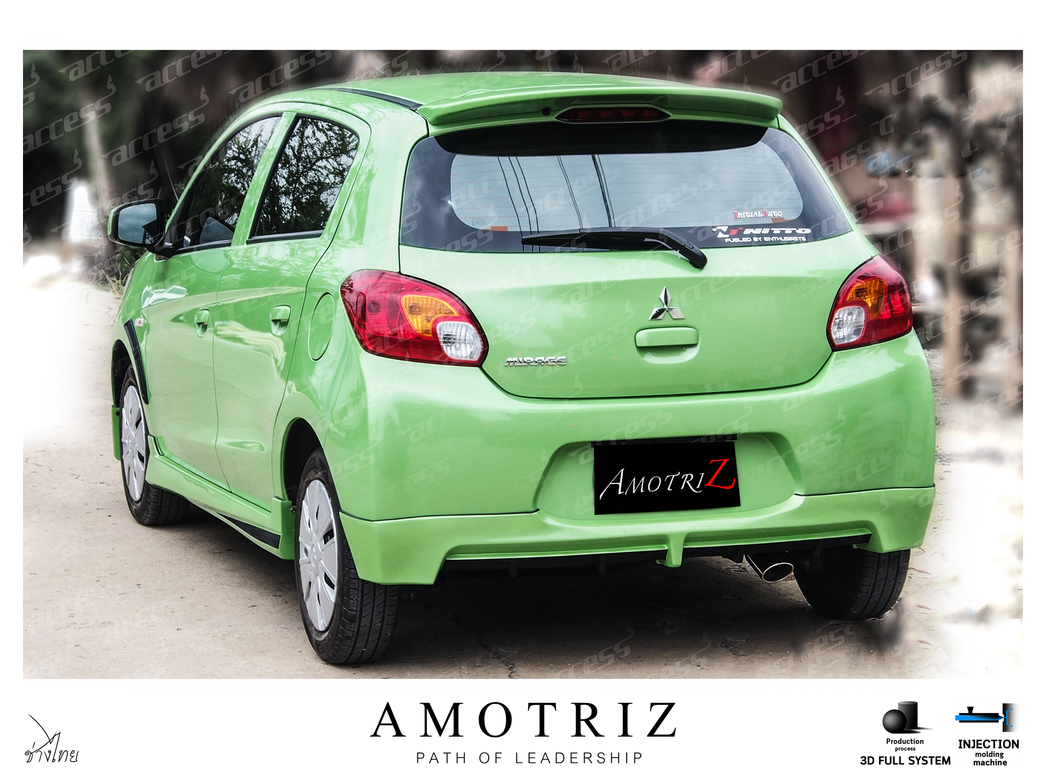 Mitsubishi Mirage 2013 body kits by Amotriz