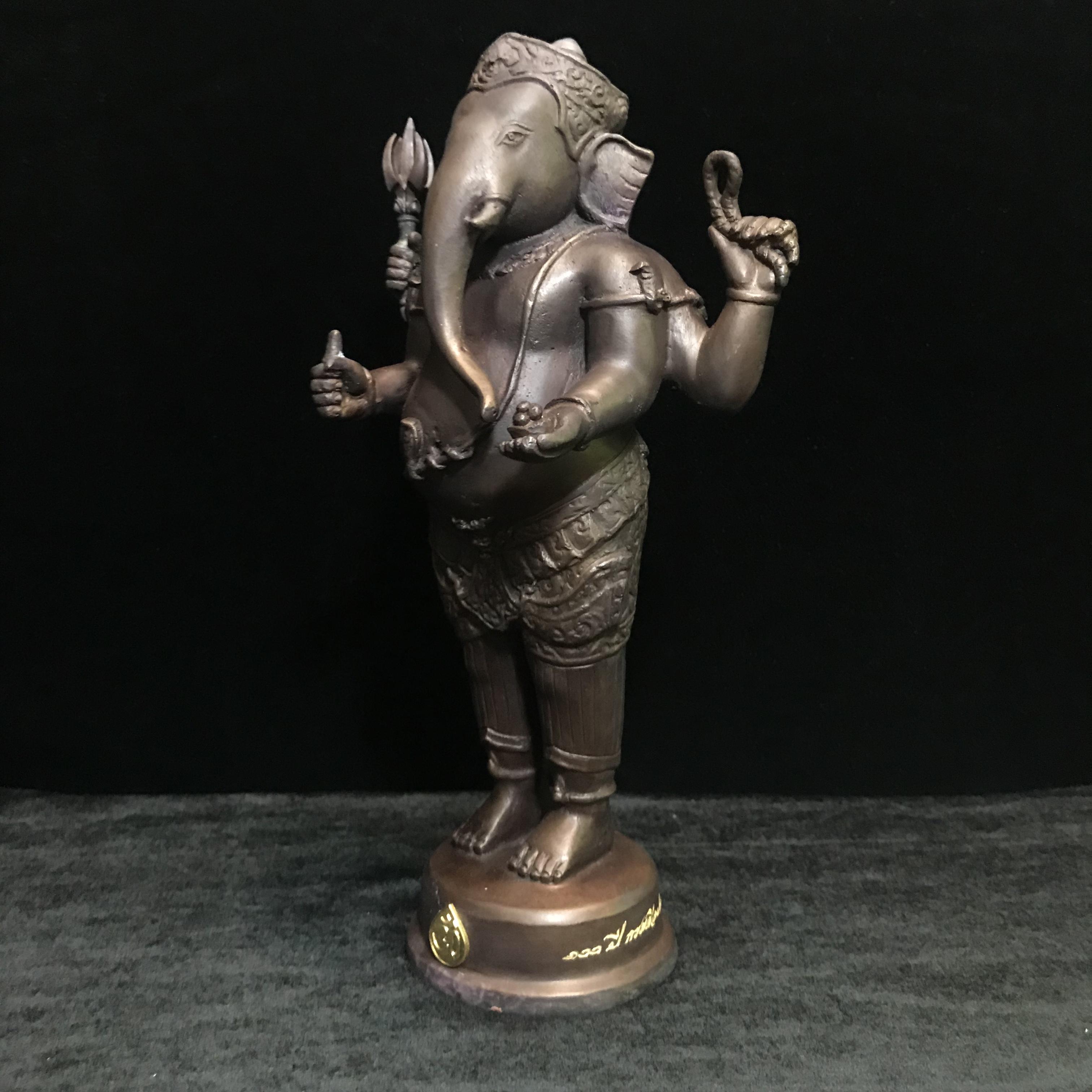 พระพิฆเนศ รุ่นครบรอบ100 ปี กรมศิลปากร ปี2556 ขนาดบูชา ปางประทานพร(องค์ยืน)สูง 10 นิ้วครึ่ง No.4006