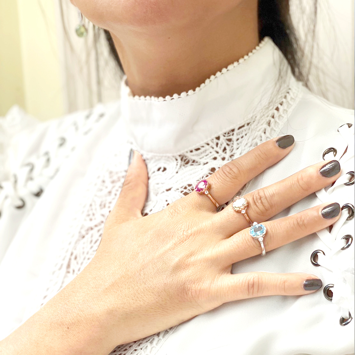 แหวนพลอยแท้ อัญมณีบำบัด พลังแห่งการปรับสมดุลธาตุ