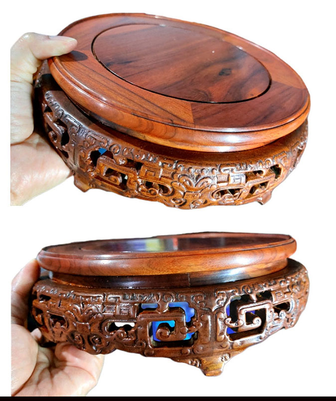 กี๋หรือฐานไม้สไตล์จีน--BPT046--