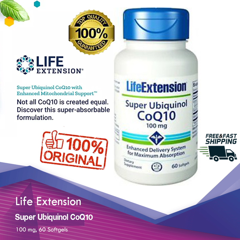 Life Extension, Super Ubiquinol CoQ10, 100 mg, 60 Softgels