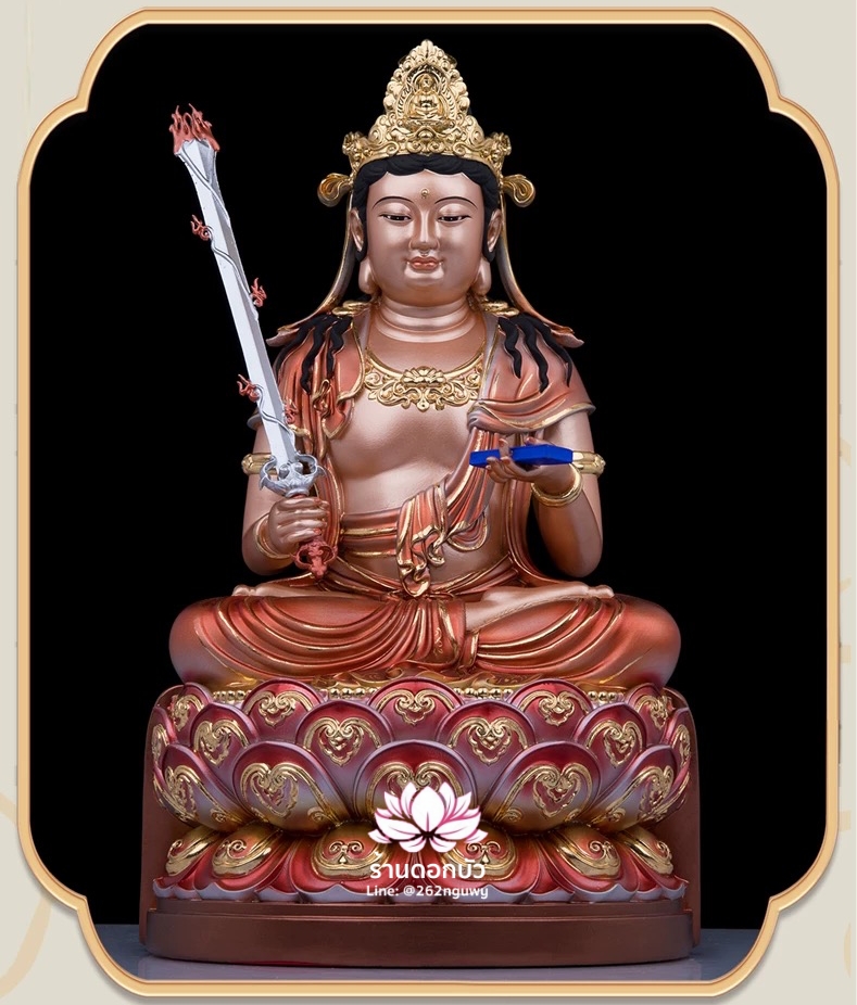 อัษฏมหาโพธิสัตว์ พระโพธิสัตว์แปดพระองค์ งานเรซิ่นคุณภาพสูง ขนาด 16 นิ้ว