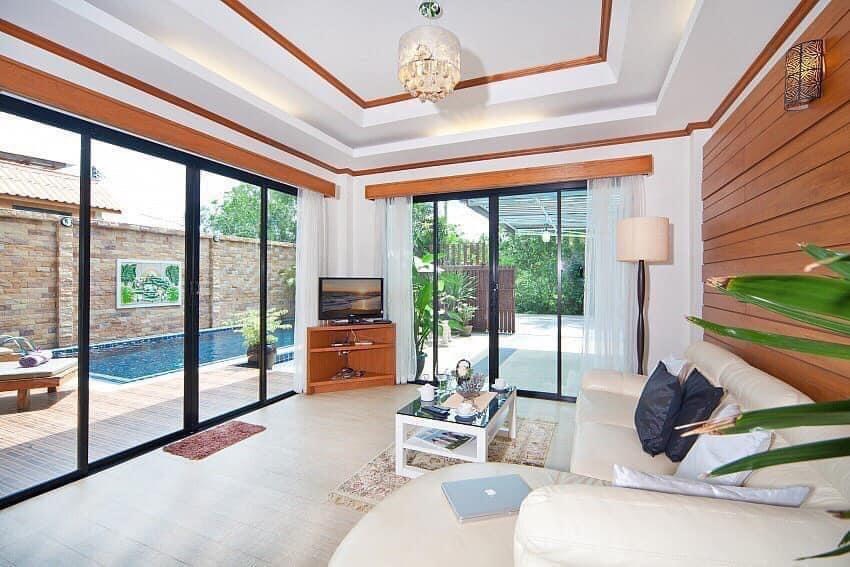 For Rent : Bangtao Private Pool Villa, 3 bedrooms 4 Bathrooms, Pool view.
