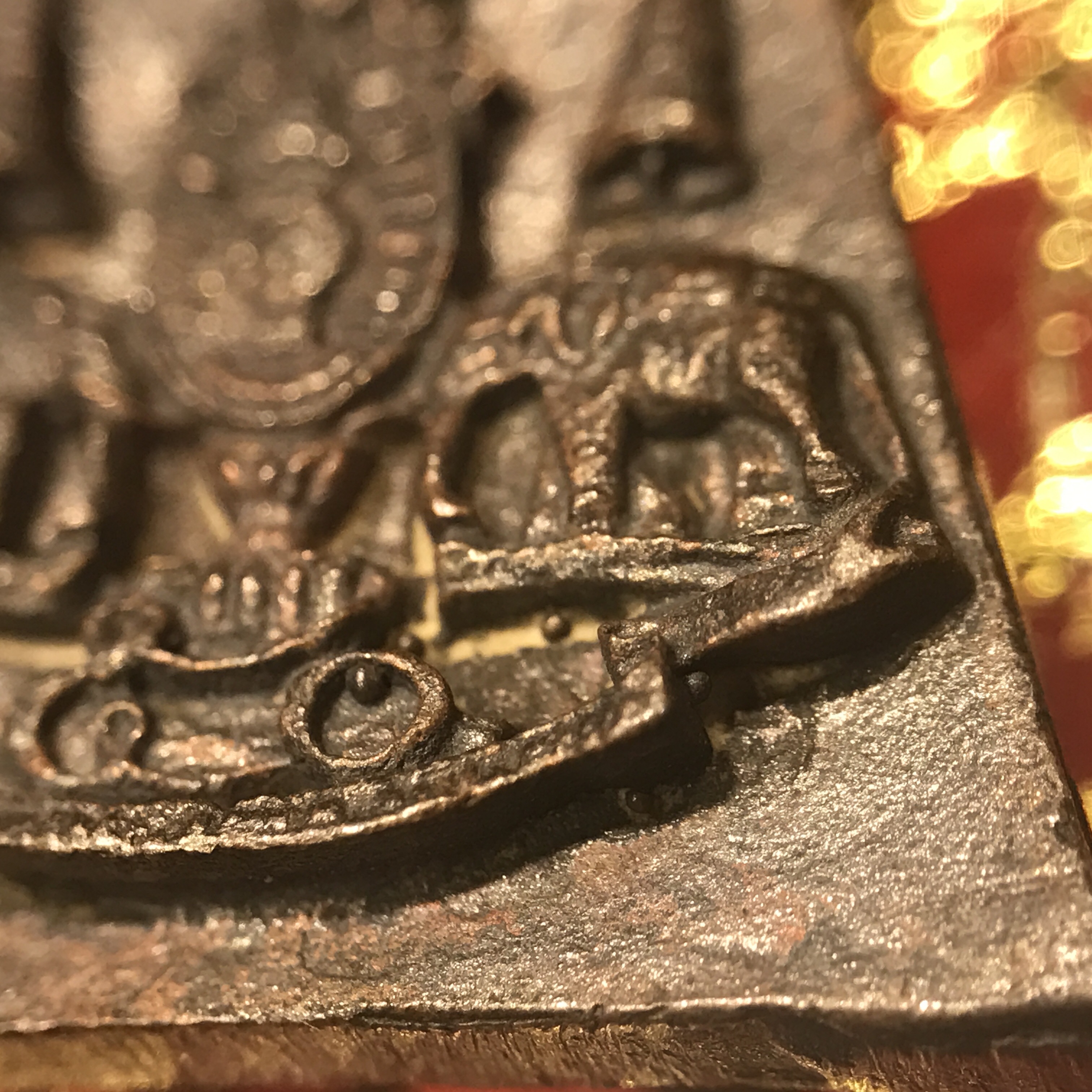 พระกำลังแผ่นดิน (สมเด็จจิตรลดา2) จัดสร้างเฉลิมพระเกียรติ ร.9 ครองราชย์ 50 ปี 2539 เนื้อนวโลหะ(สร้างน้อยหายาก)พร้อมกล่องบรรจุเดิมครบสมบูรณ์ยุคแรก