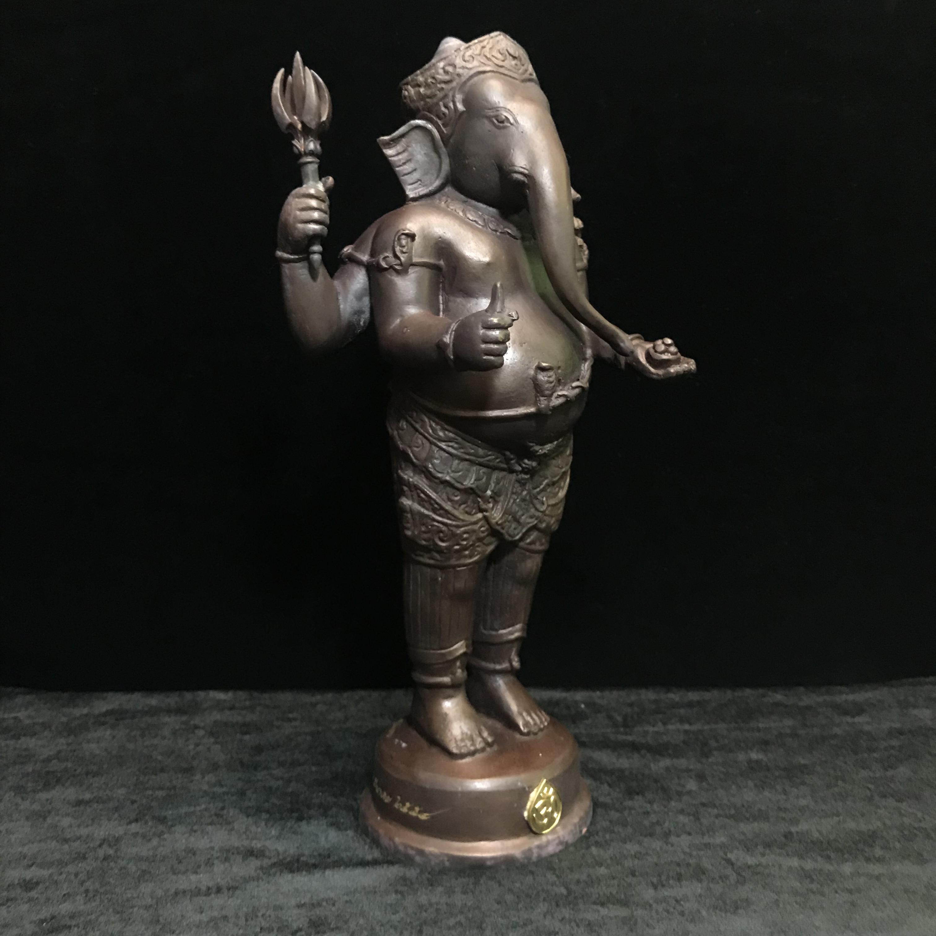 พระพิฆเนศ รุ่นครบรอบ100 ปี กรมศิลปากร ปี2556 ขนาดบูชา ปางประทานพร(องค์ยืน)สูง 10 นิ้วครึ่ง No.4006