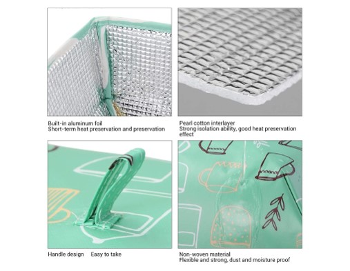 ฝาครอบอาหารเก็บอุณหภูมิคละลายสินค้าพร้อมส่ง