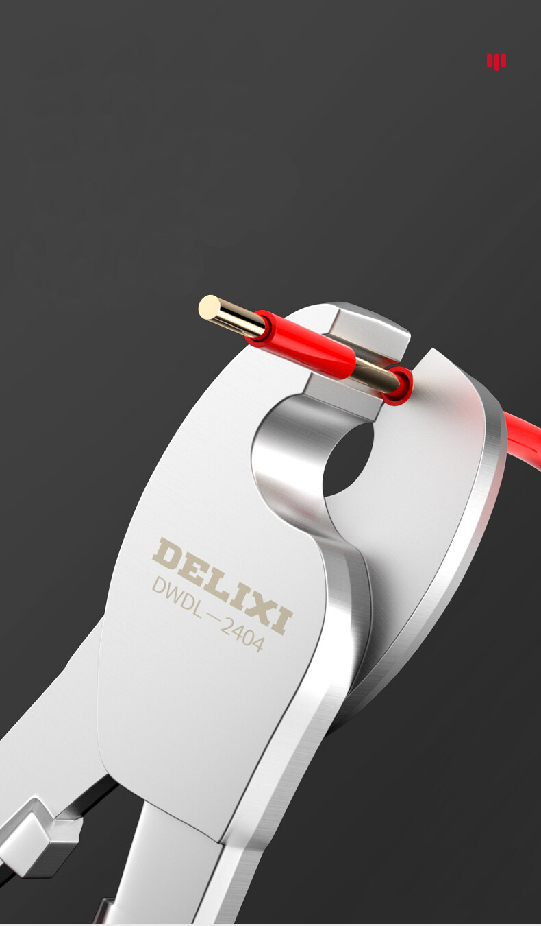 DELIXI คีมตัดสายเคเบิ้ล 10นิ้ว รหัส DWDL-2405 คีมตัด คีมตัดสาย คีม