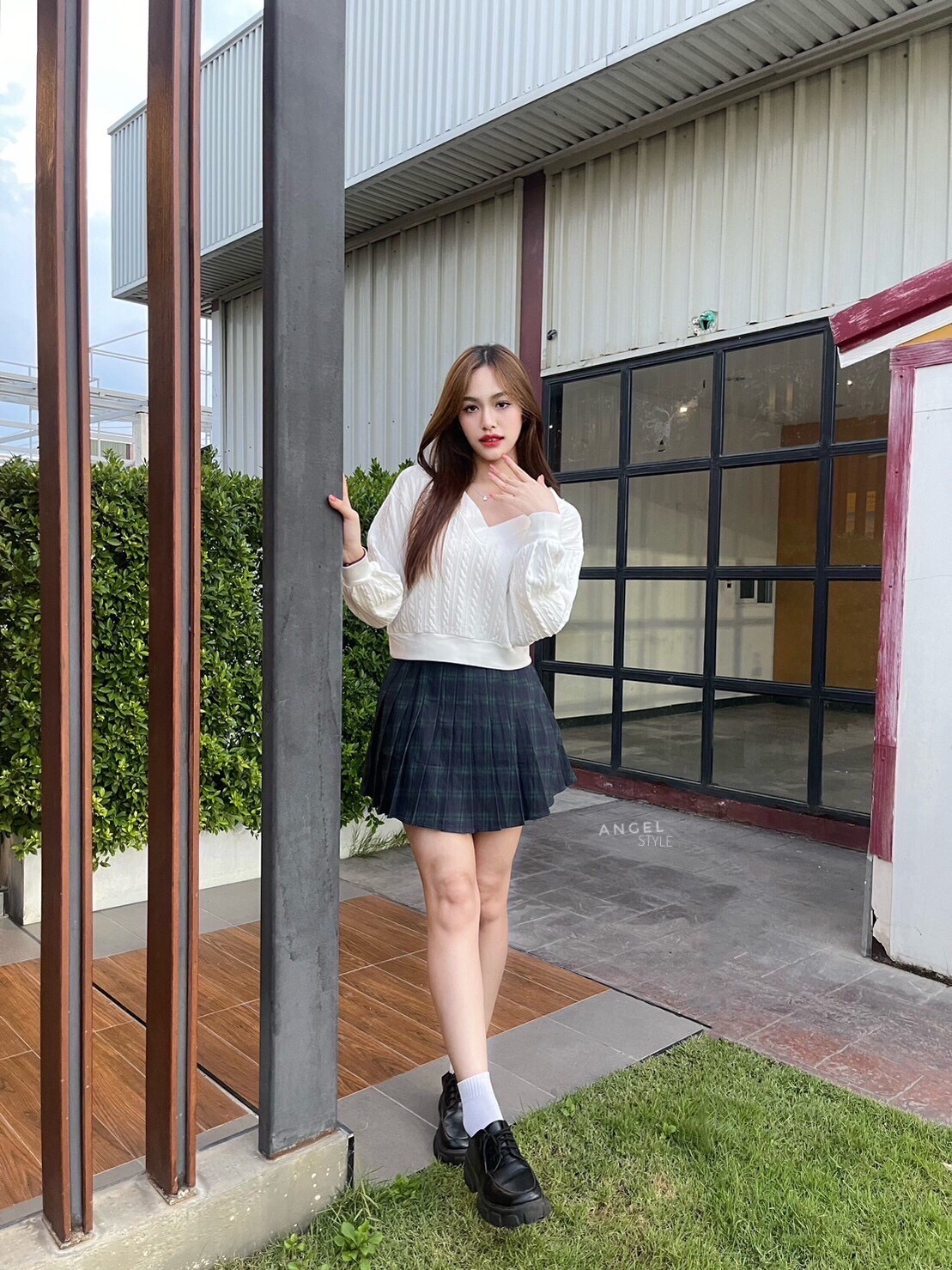 ครอปคอวีไหมพรม