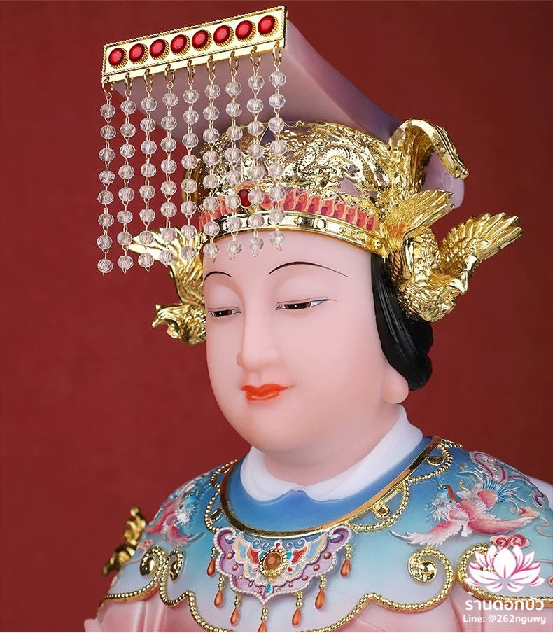 หม่าโจ้ว ม่าจ้อโป๋ เทียนส่งเซ่งโบ้ เทียนโหวเซี่ยบ้อ งานหินอ่อนคุณภาพสูง ขนาด 12/16/19 นิ้ว