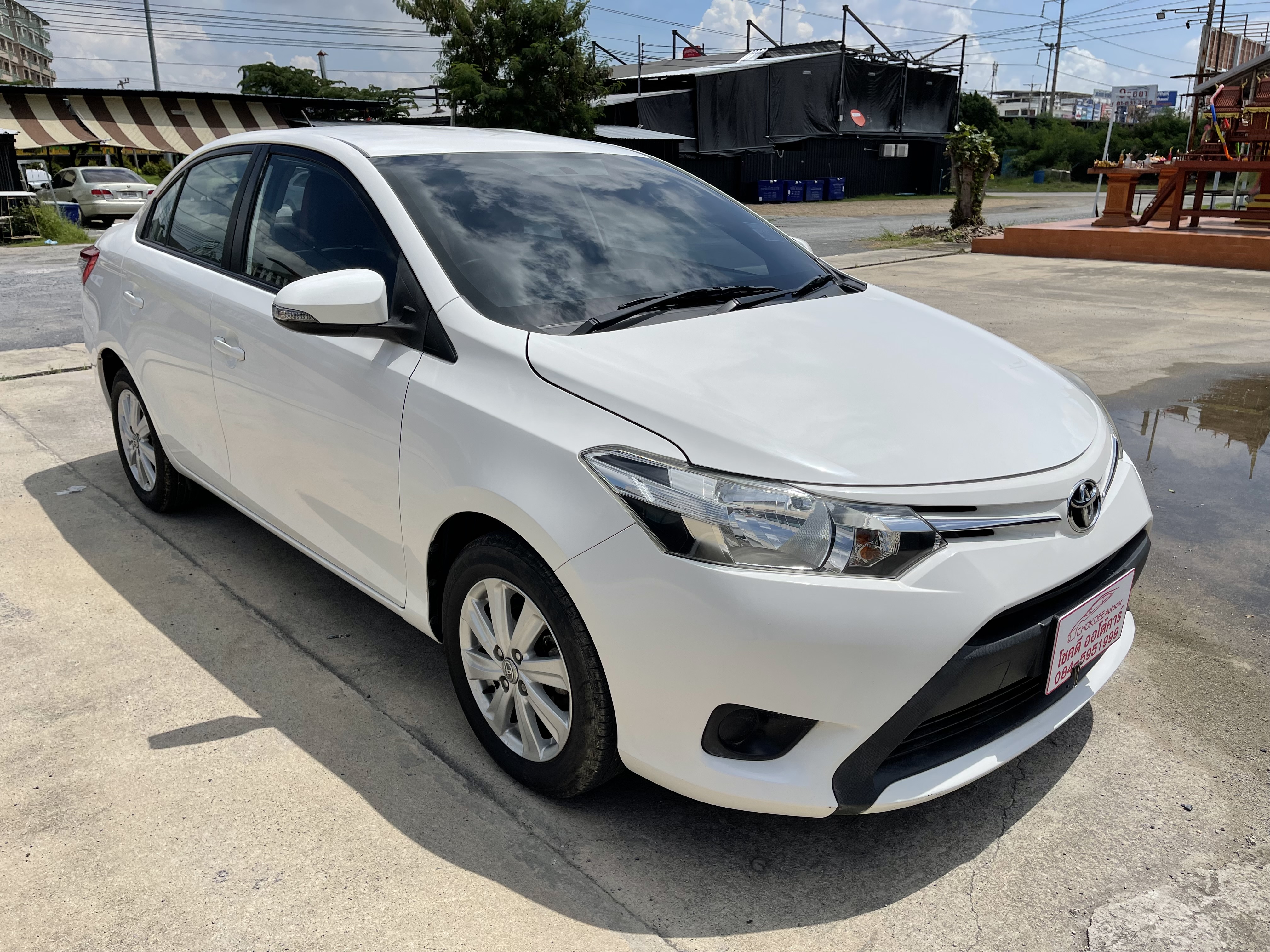 Toyota Vios 1.5 E (E85) At 2016 ขาว