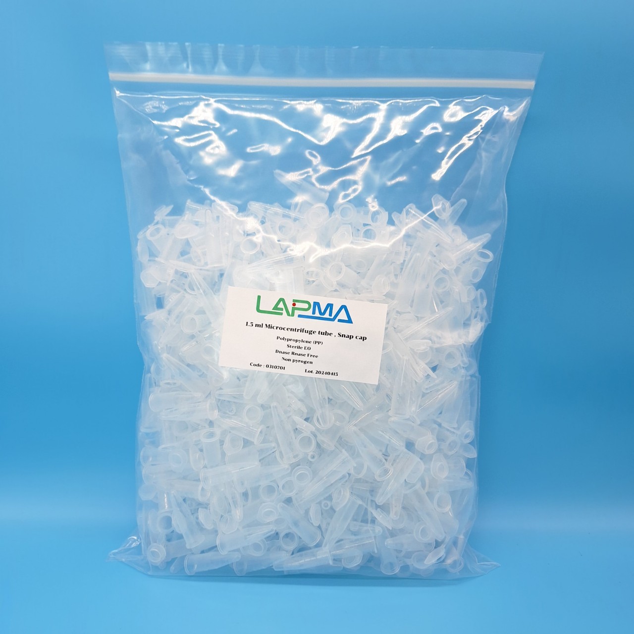 (ราคาขายต่อลัง) หลอดเก็บตัวอย่าง,หลอดไมโครเซนติฟิวก์พลาสติก (Micro Centrifuge Tube ) 0.5ml 1.5ml 2ml 5ml