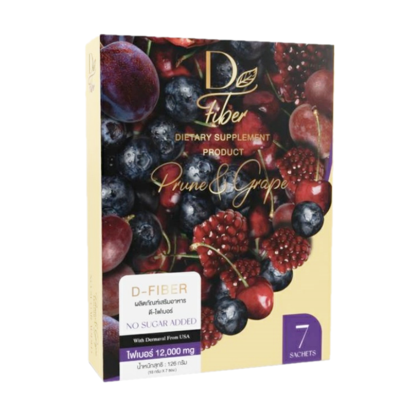 D-Fiber 7 sachets ดี-ไฟเบอร์