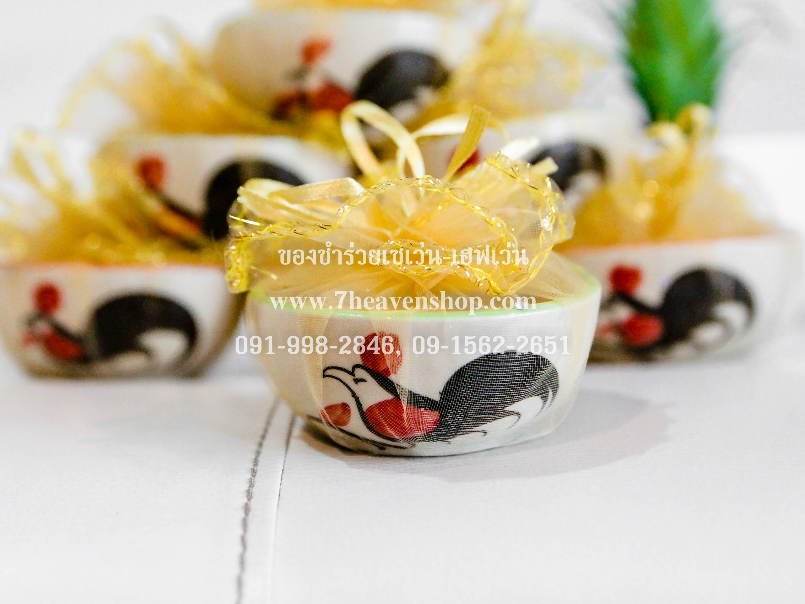 ของชำร่วยงานศพ ถ้วยตราไก่ 3 นิ้ว (ถ้วยน้ำจิ้ม)