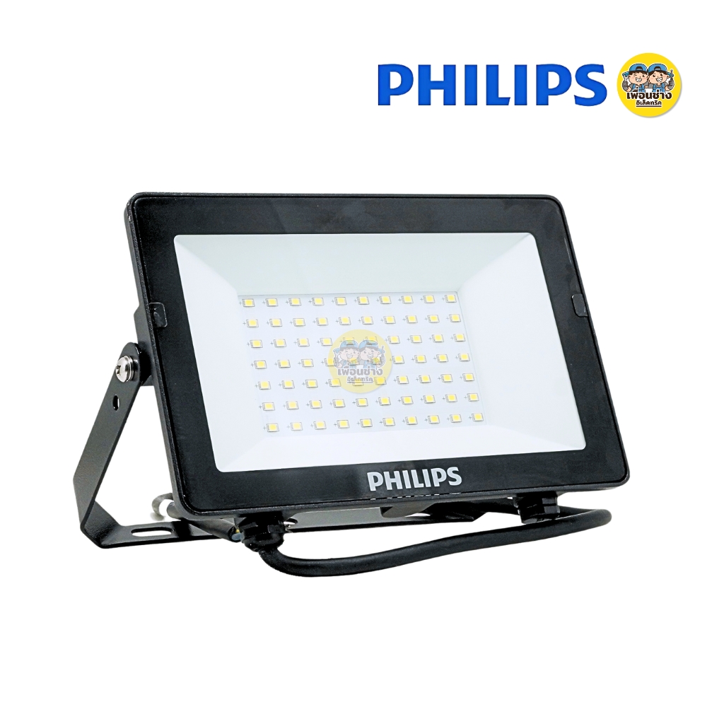 Philips โคมไฟฟลัดไลท์ รุ่น BVP150 G3 10W 20W 30W 50W Floodlight LED สปอร์ตไลท์ กันน้ำ IP65 แสงขาว แสงวอร์ม