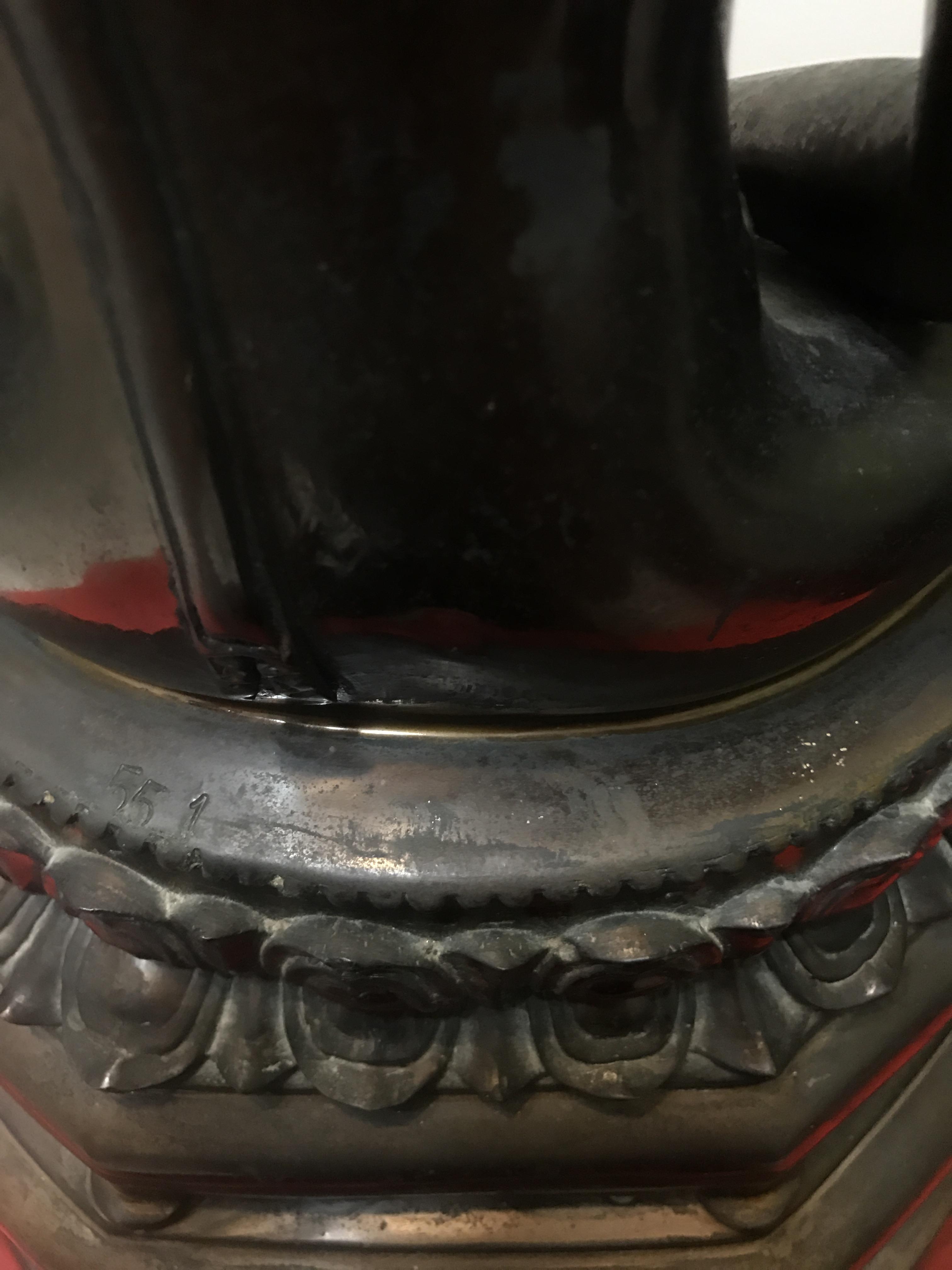 พระบูชา ภปร. วัดทุ่งสีกัน ในหลวงทรงเสด็จเททอง หน้าตัก 9 นิ้ว ปี2525