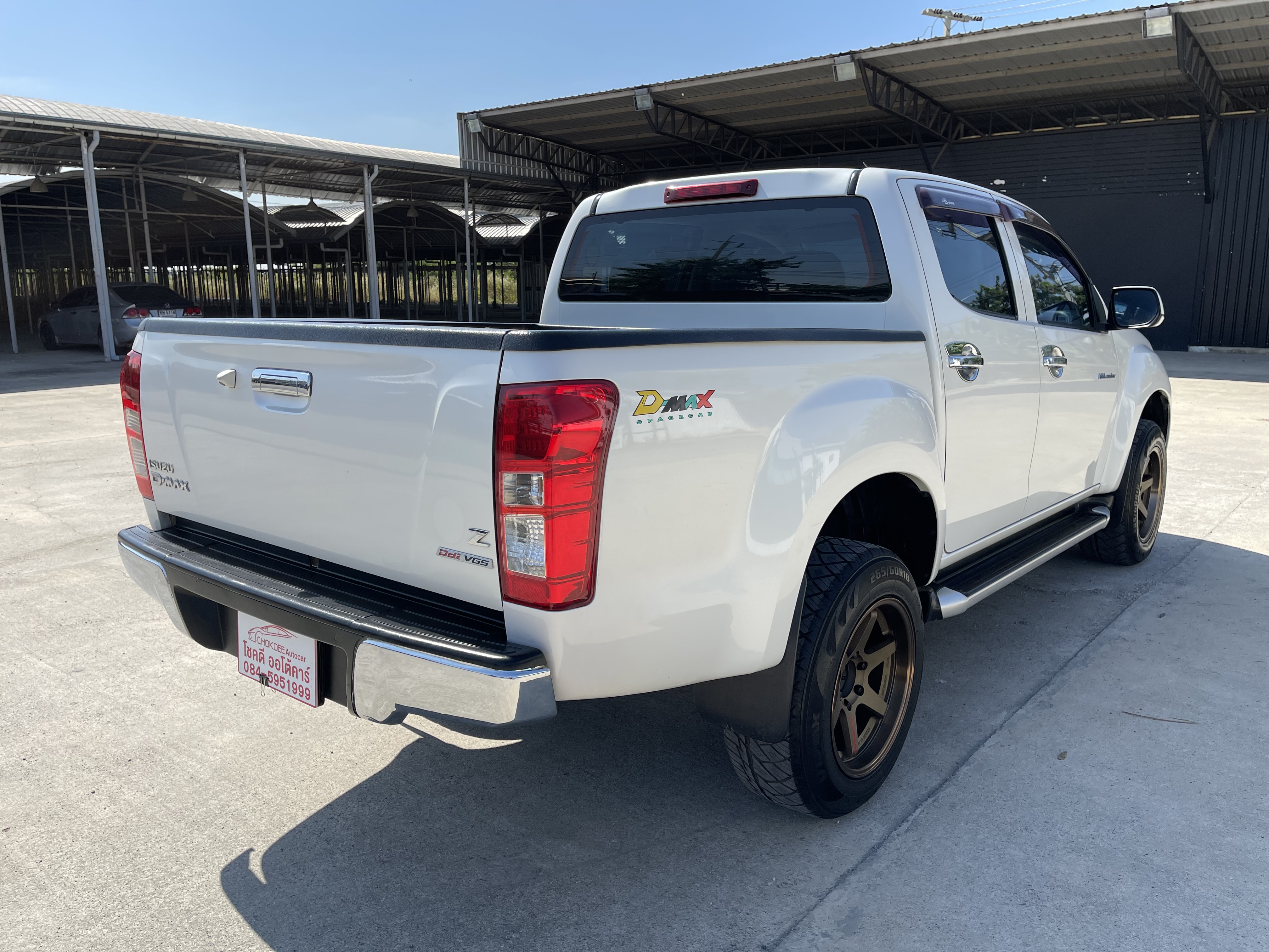 Isuzu Dmax All New 4ประตู Hilander 2.5 Vgs Z Dvd 2013 ขาวมุก