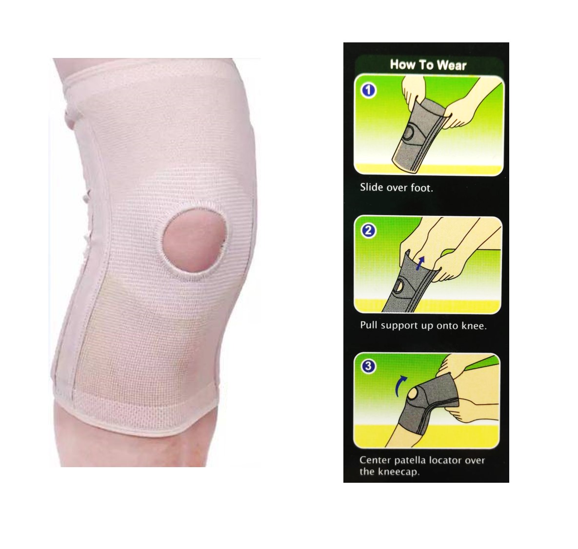 ผ้ารัดกล้ามเนื้อกระชับข้อเข่าและหัวเข่าสินค้าพร้อมส่ง