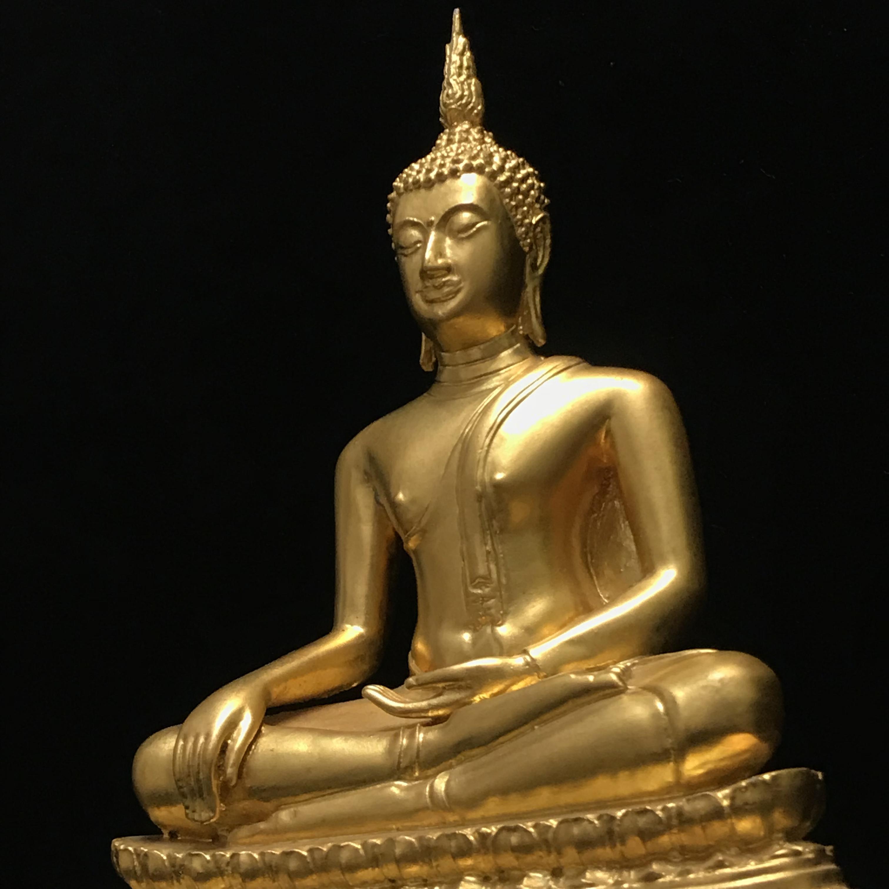 พระบูชาพระพุทธชินสีห์ ภปร. (รุ่น2) หน้าตัก 5นิ้ว ปิดทอง กองทุนฟันเทียมพระราชทาน ในวโรกาสมหามงคล 80 พรรษา ปี 2550 (องค์หมายเลข447)(1ใน1999องค์)หายาก