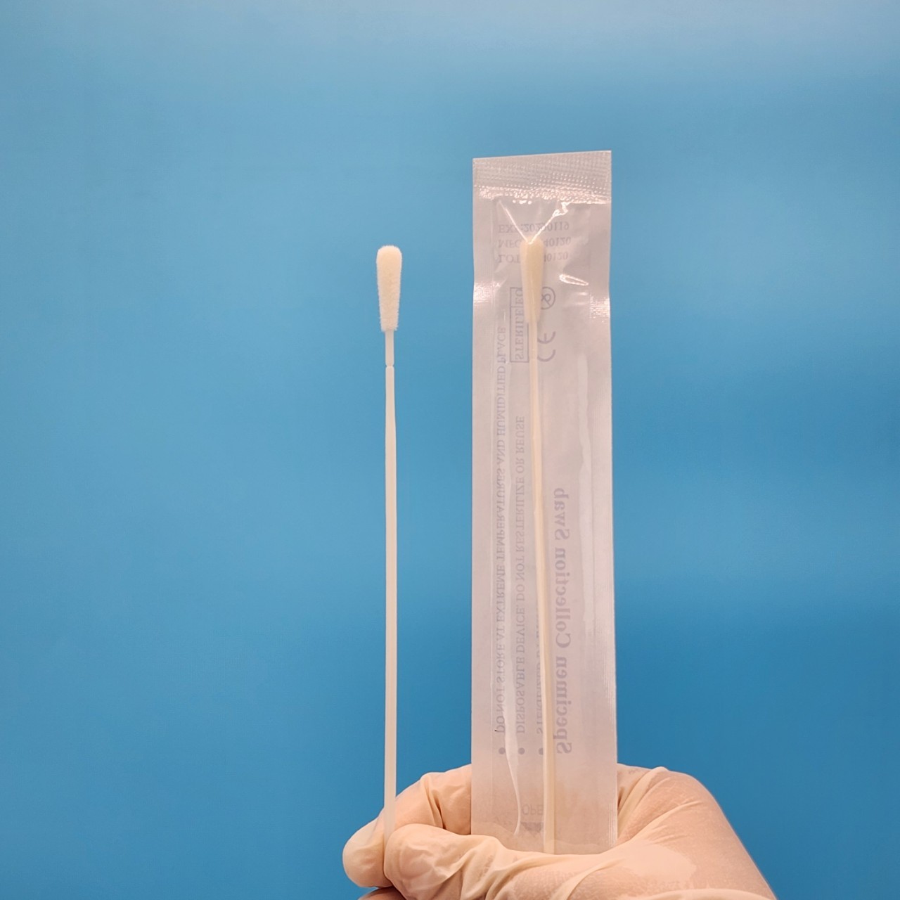 ก้านตรวจเชื้อ Flocked swab ,Sterile , Nasopharyngeal Swab / Oral swab